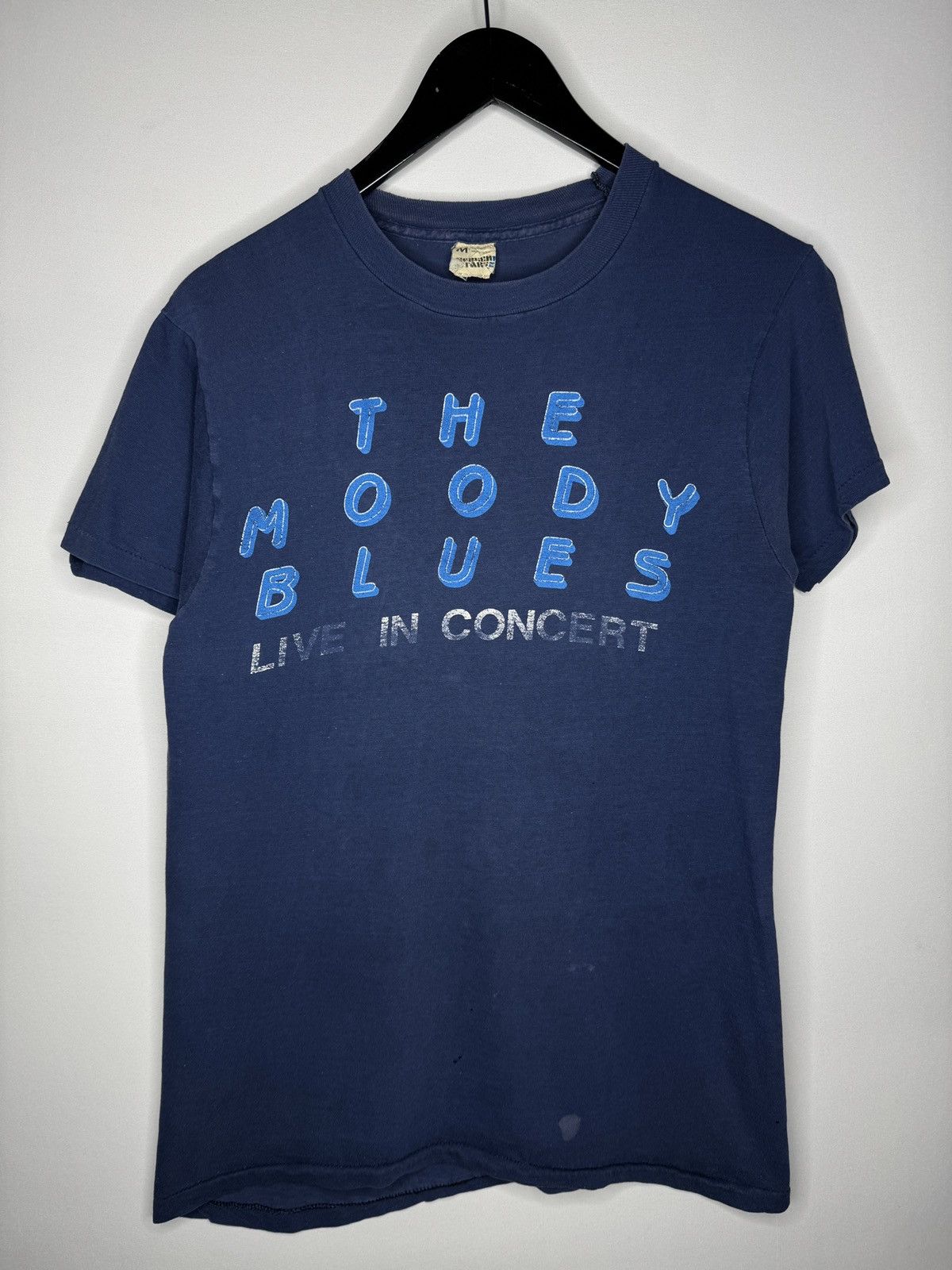Band Tees × Vintage Vintage 1980’s The Moody Blues The Present Band Tee Shirt Size US M / EU 48-50 / 2 - 1 Thumbnail