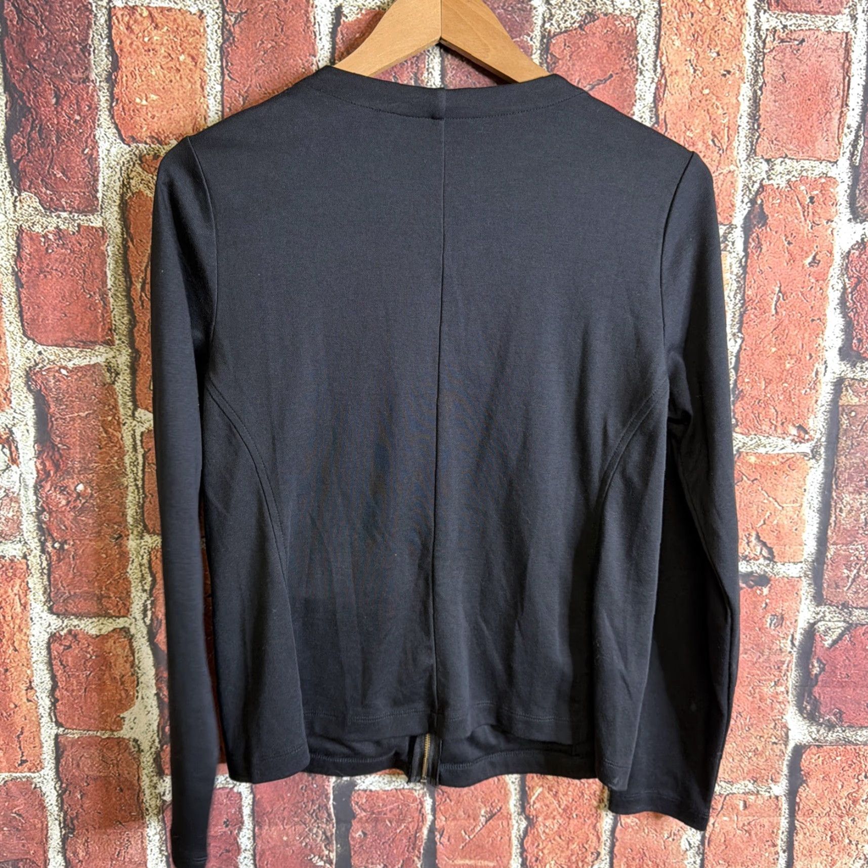 Lands' End Lands' End Womens Jacket Full Zip Fleece Black Small Oeko Tex Everyday Casual Outdoor Size S / US 4 / IT 40 - 3 Thumbnail