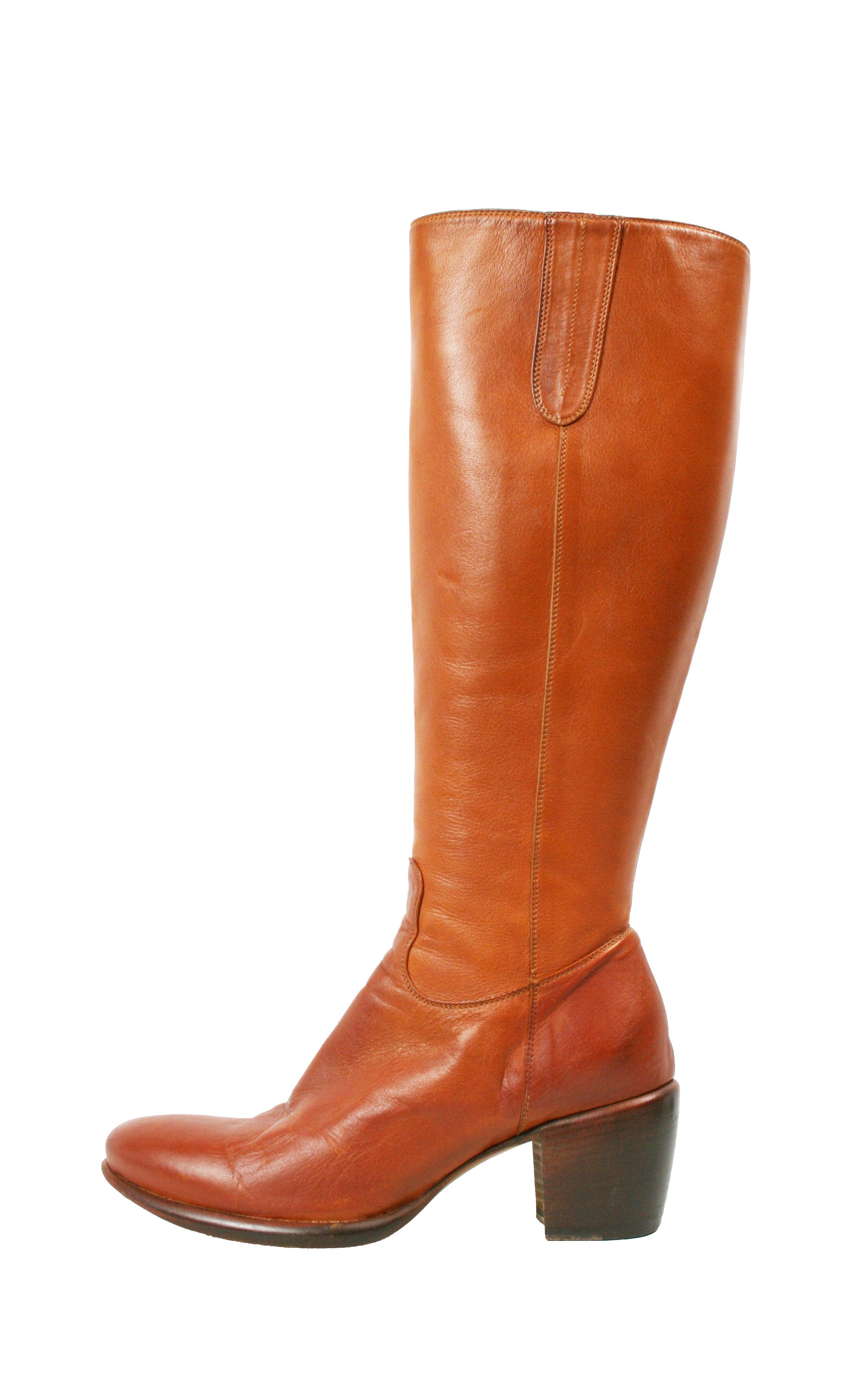 Principe Principe Di Bologna 00S Knee High Riding Boots Vintage Size US 6 / IT 36 - 1 Thumbnail