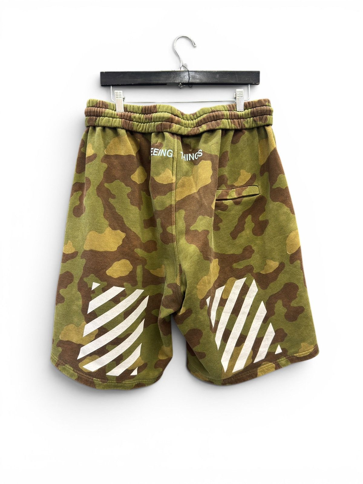 Off-White Off White Camo Arrows Seeing Things Shorts Size US 34 / EU 50 - 5 Thumbnail