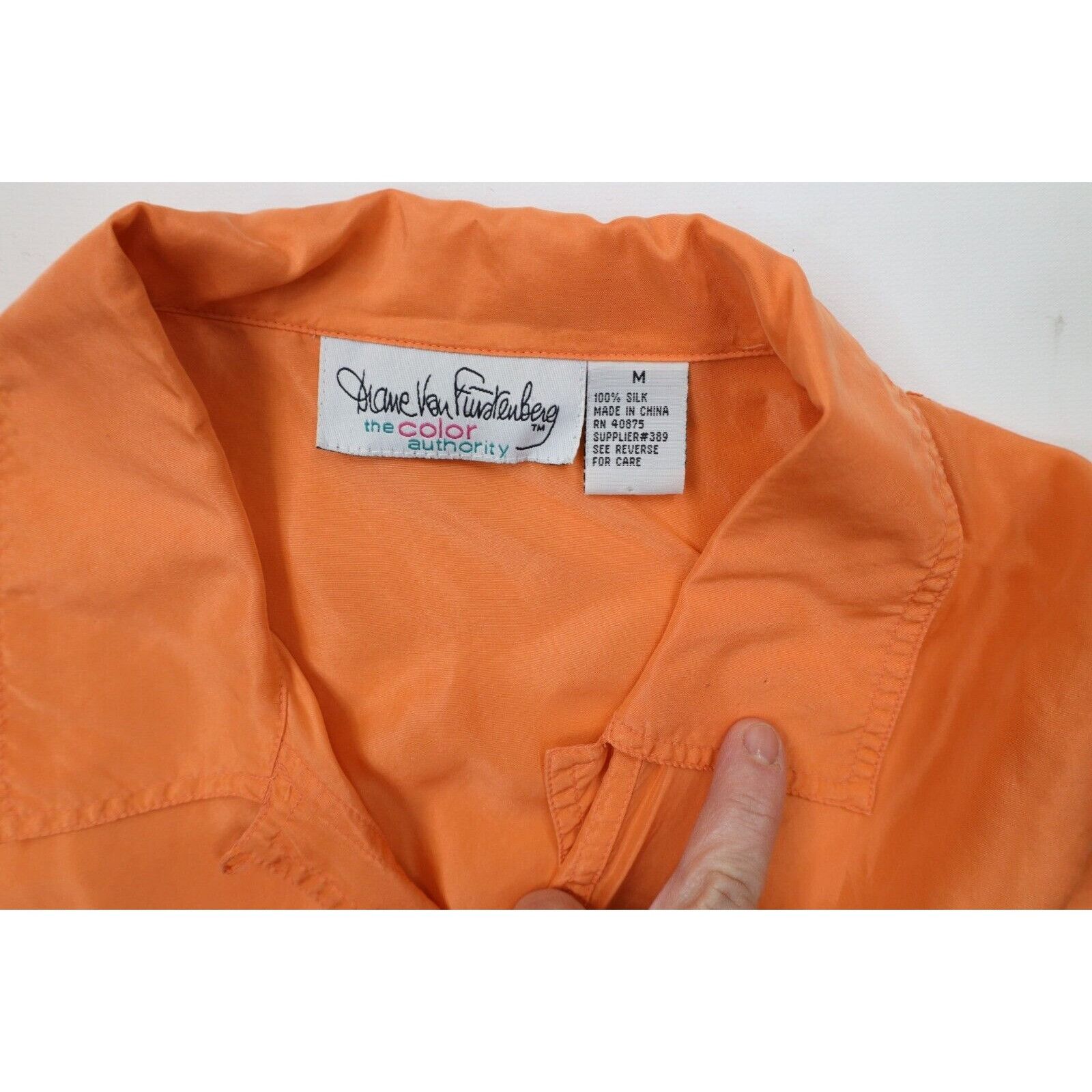 Diane von Furstenberg × Vintage Vintage 90s Diane von Furstenberg Silk Skirt Set Size M / US 6-8 / IT 42-44 - 8 Thumbnail