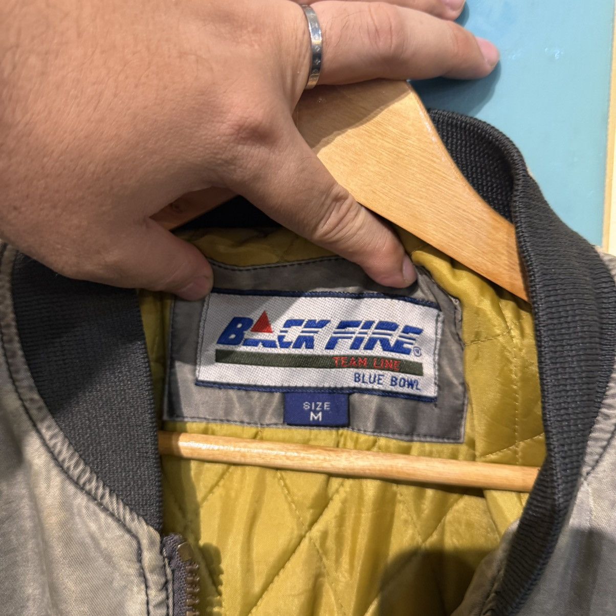 Japanese Brand × Vintage Vintage Back Fire Bomber Jacket Size US M / EU 48-50 / 2 - 10 Thumbnail