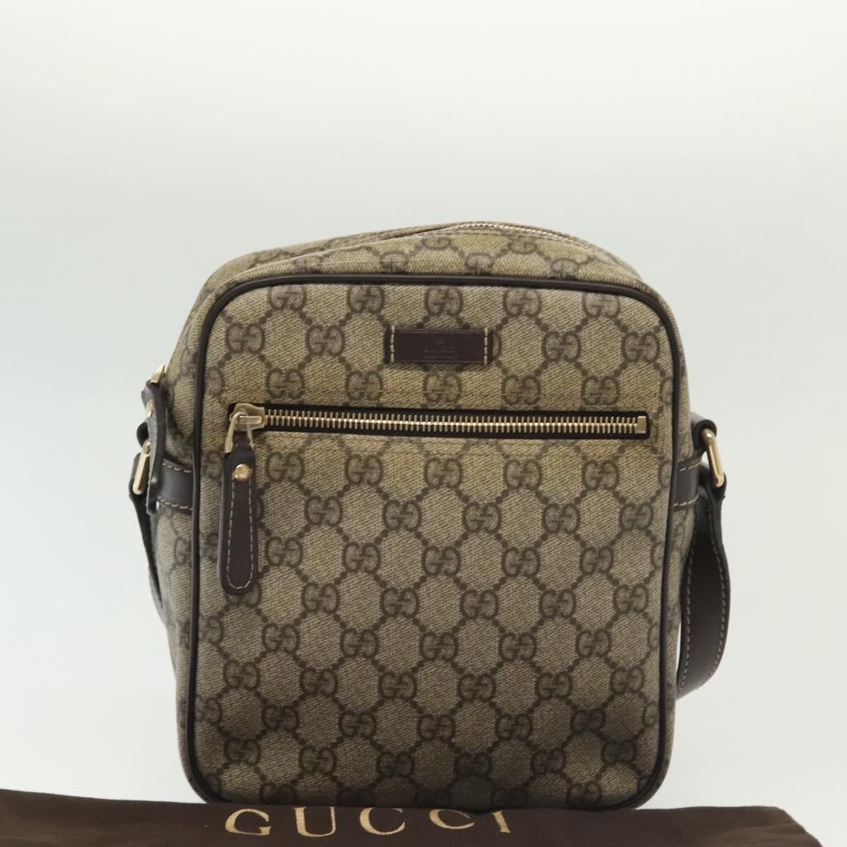 Gucci GUCCI GG Supreme Shoulder Bag Pvc Beige Gold Size ONE SIZE - 23 Thumbnail
