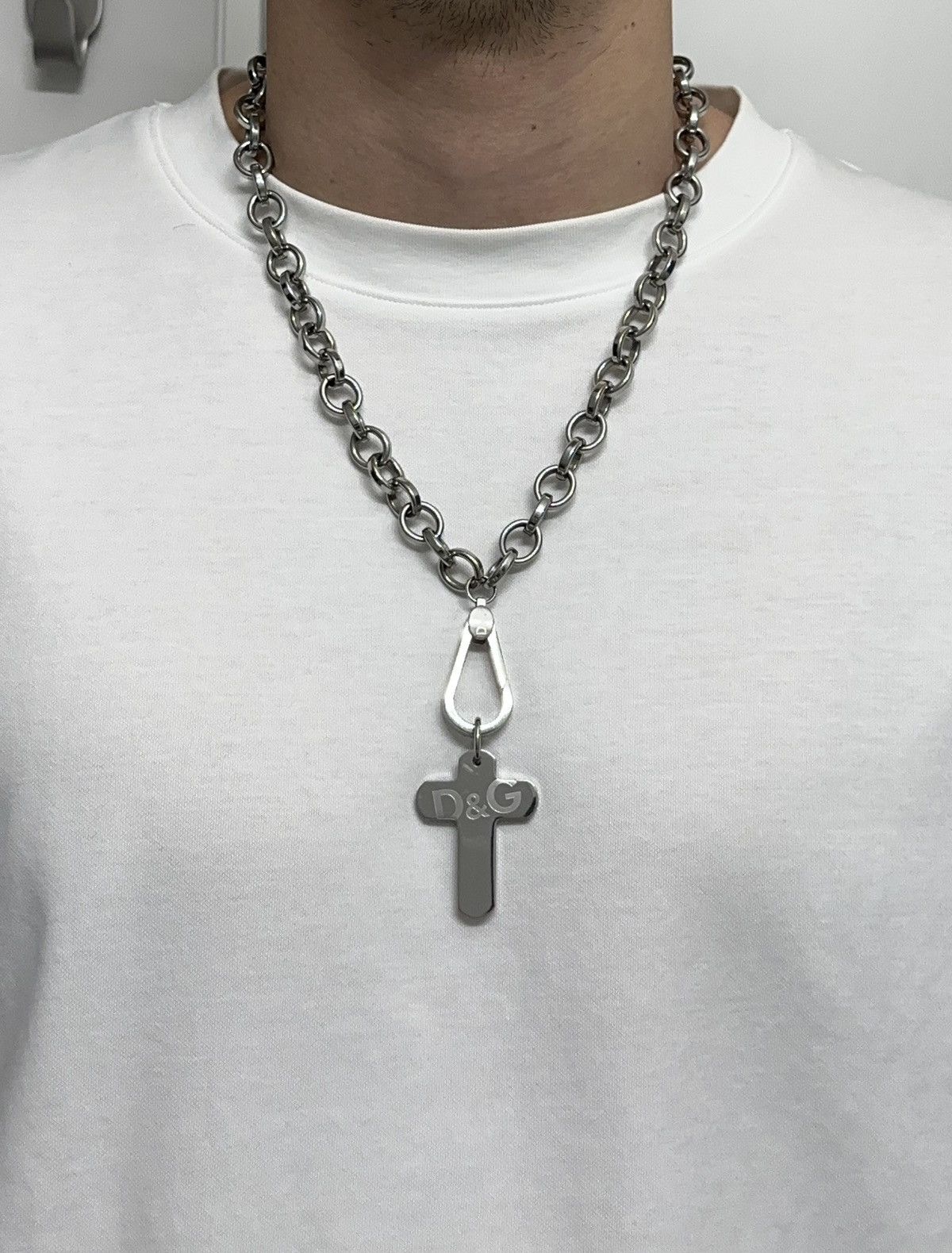 Dolce & Gabbana O0's D&G jewels Dolce and Gabbana steel cross vintage Size ONE SIZE - 2 Thumbnail