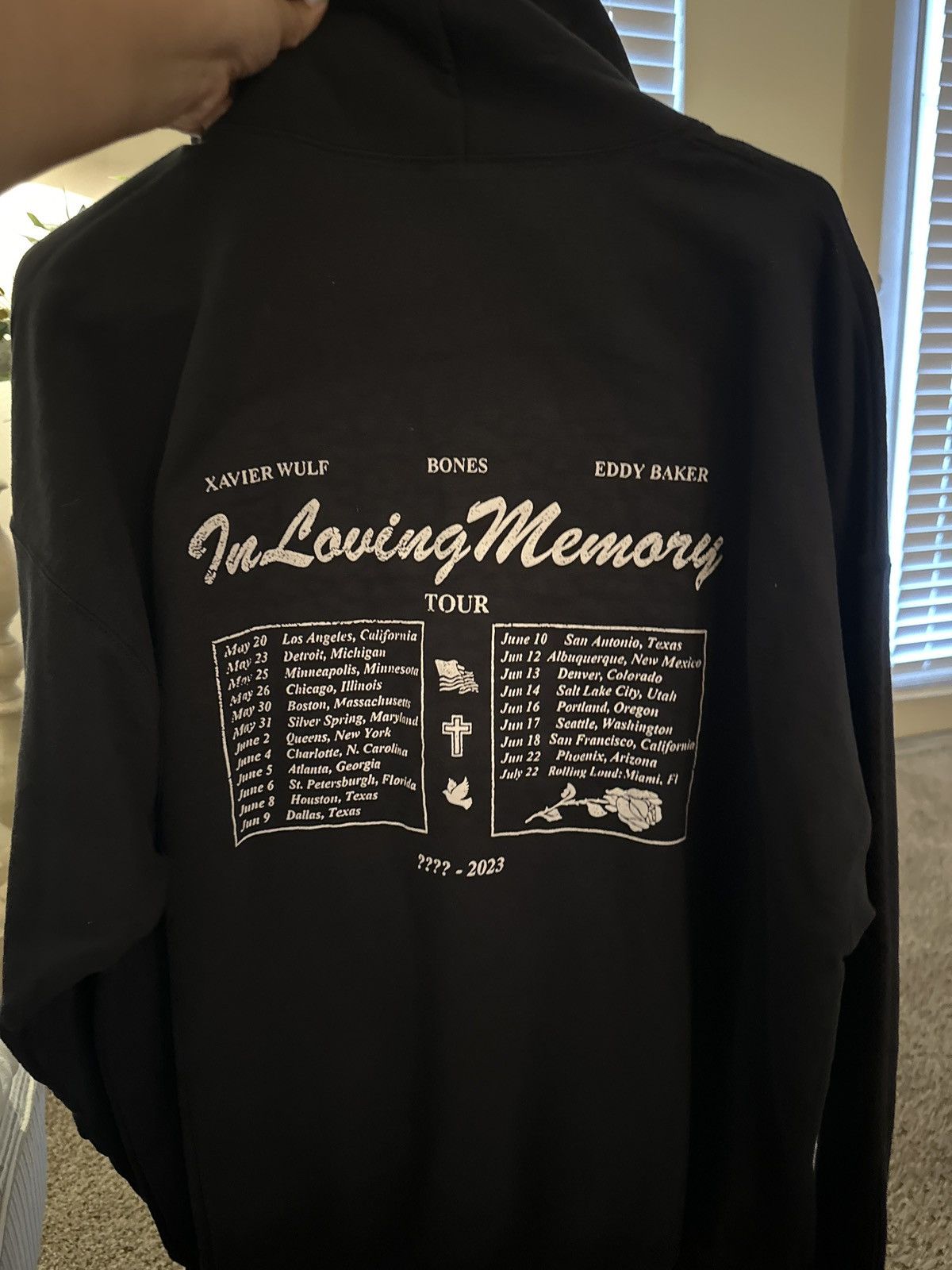 Hanes In Loving Memory Tour Hoodie 2xl Size US XXL / EU 58 / 5 - 2 Thumbnail