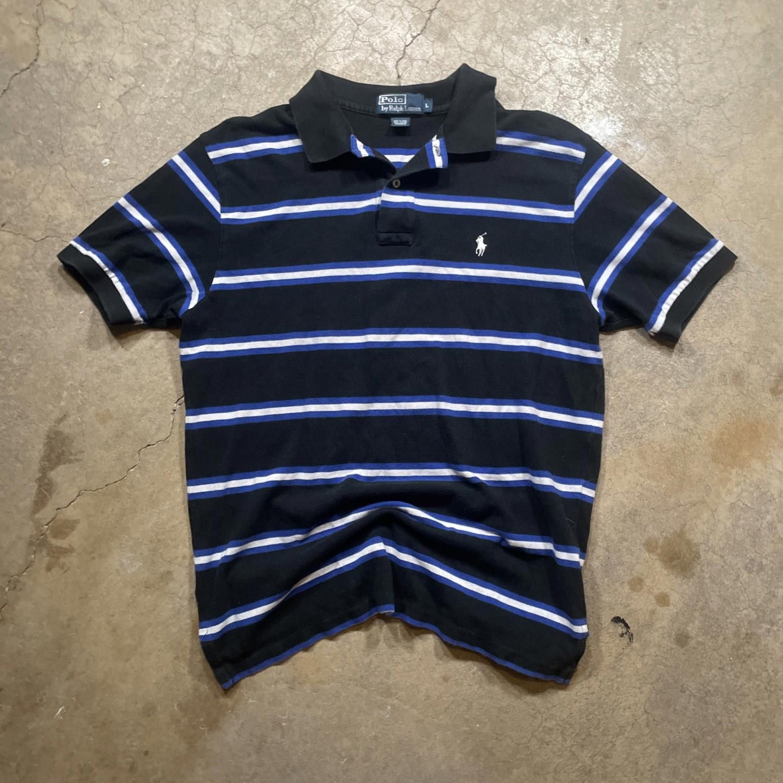 Polo Ralph Lauren Polo Ralph Lauren Blue Short Sleeve Polo Shirt Men's Large Size US L / EU 52-54 / 3 - 2 Thumbnail
