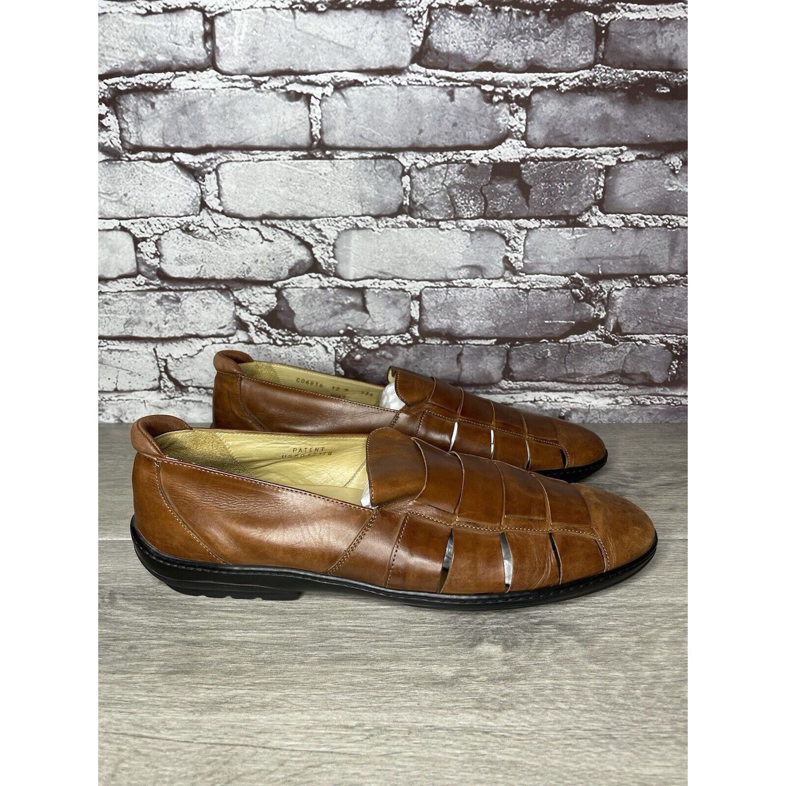 Cole Haan Cole Haan Collection Air Brown Leather Fisherman Sandals Men Size US 12 / EU 45 - 15 Thumbnail