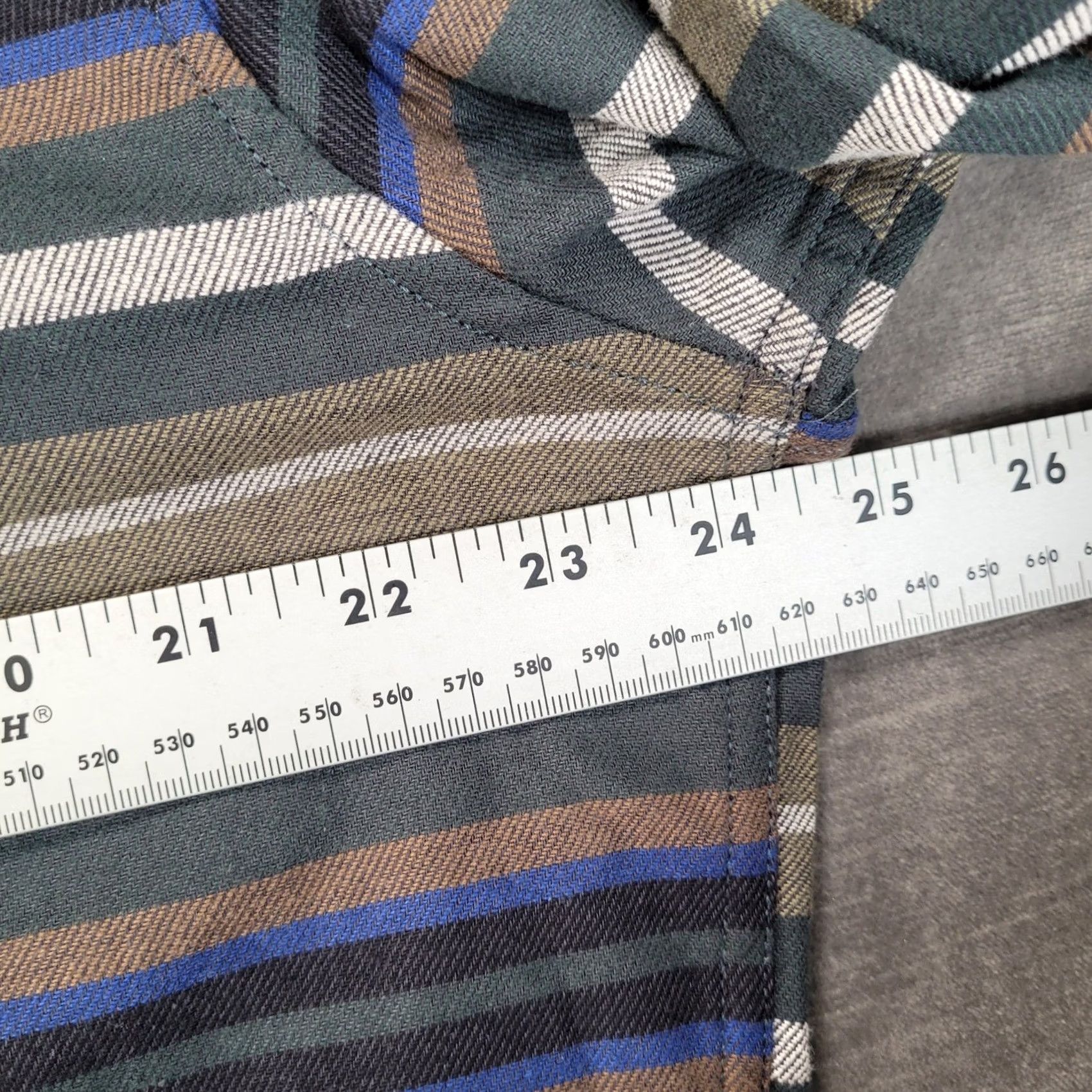 Eddie Bauer Eddie Bauer Field Flannel Flex 2.0 Shirt Mens Large Green Striped Button Up New Size US L / EU 52-54 / 3 - 7 Thumbnail