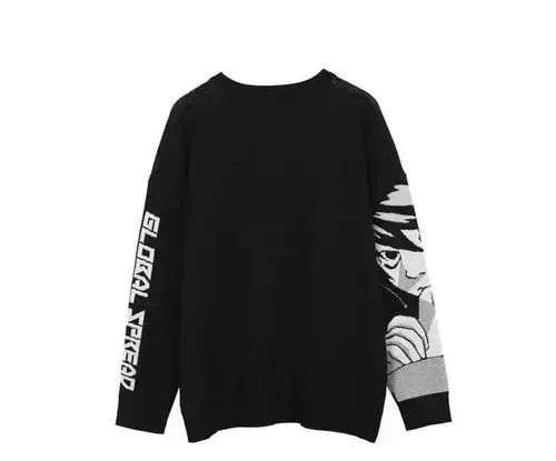 Cartoon Network × Japanese Brand New Anime Death Note Knitwear Jumper Sweatshirt Size US M / EU 48-50 / 2 - 4 Thumbnail