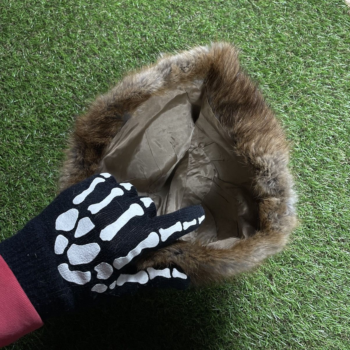 Vintage Vintage Y2K Fuzzy Mohair Beanie Skeleton Hand Alt Goth OS Size ONE SIZE - 3 Thumbnail