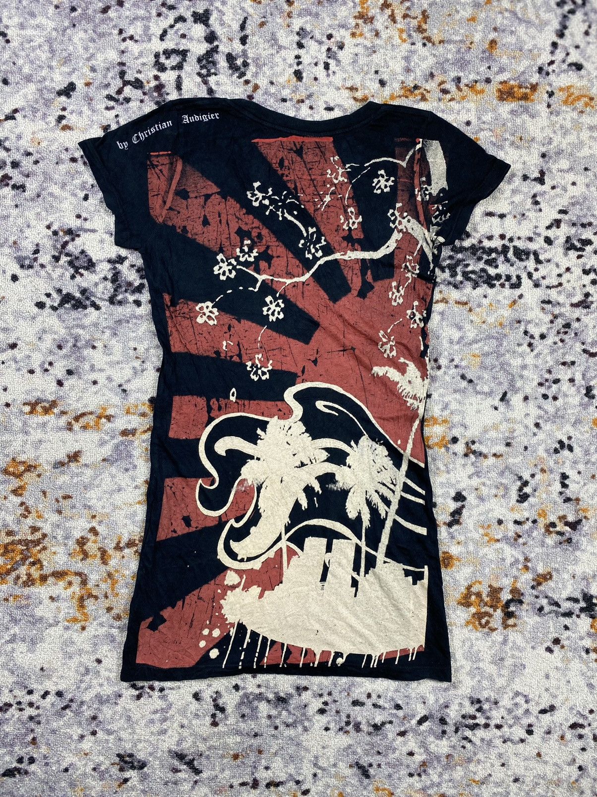Japanese Brand Sunrise Japan Yakuza Crystal Rock Crazy Art Shirt Size US M / EU 48-50 / 2 - 2 Thumbnail