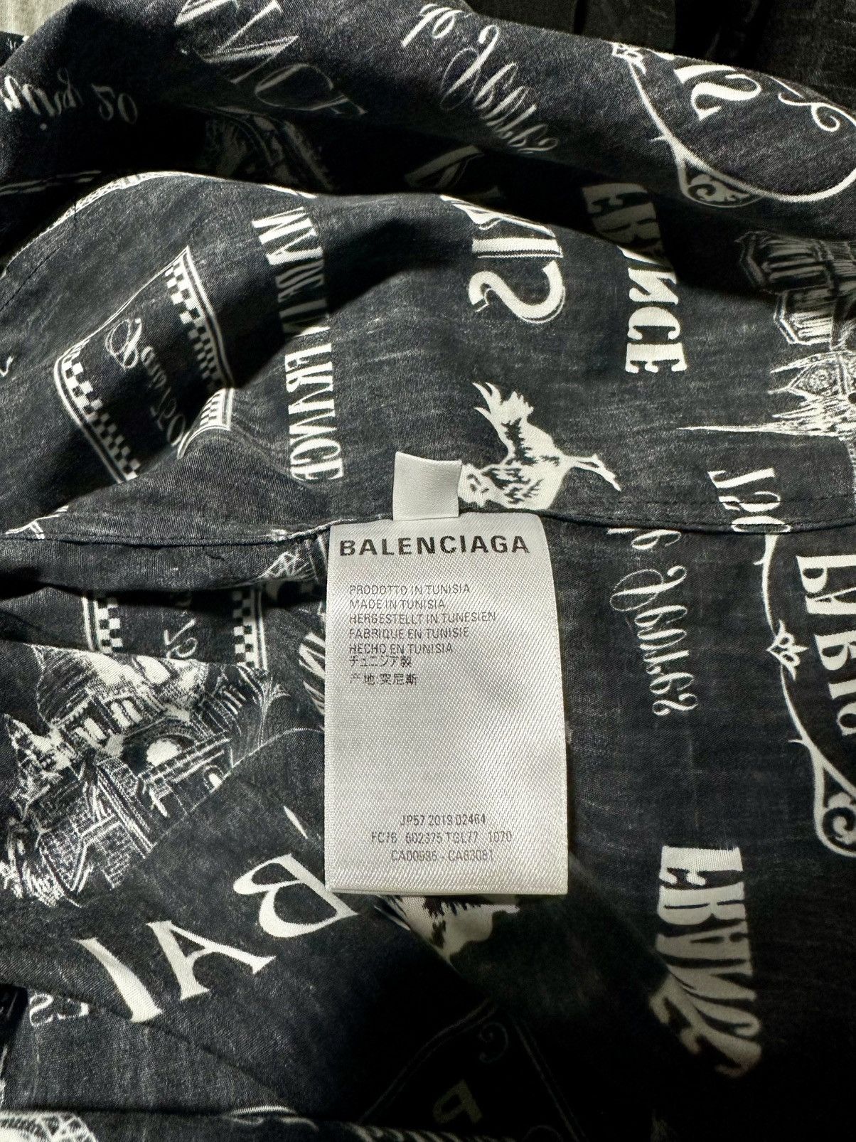 Balenciaga Balenciaga all over print polo Size US XL / EU 56 / 4 - 8 Thumbnail