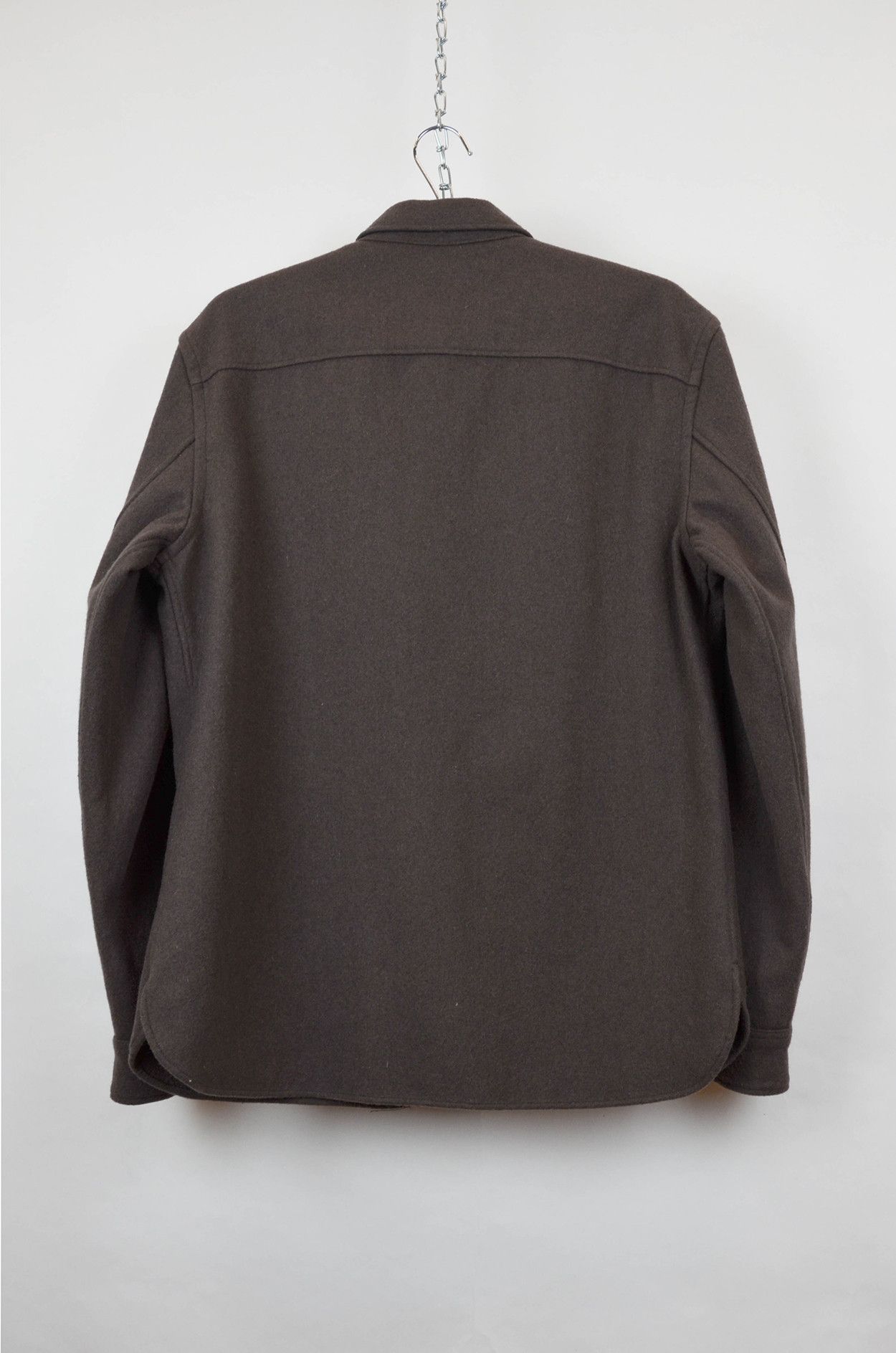 Allsaints ALLSAINTS Wool Brown Casual Overshirt Jacket - M Size US M / EU 48-50 / 2 - 2 Thumbnail