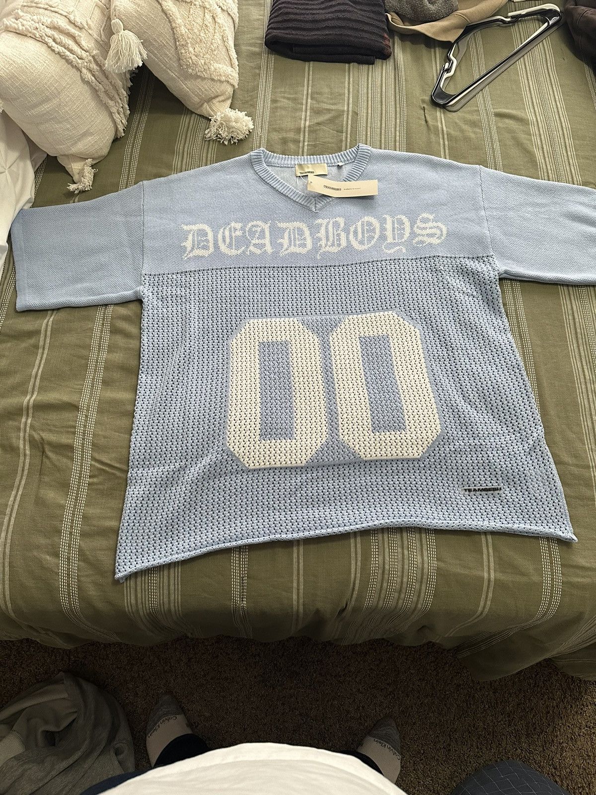 Image of Team Sesh Deadboy Knitted Scrimmage Jersey in Blue, Men's (Size 2XL)