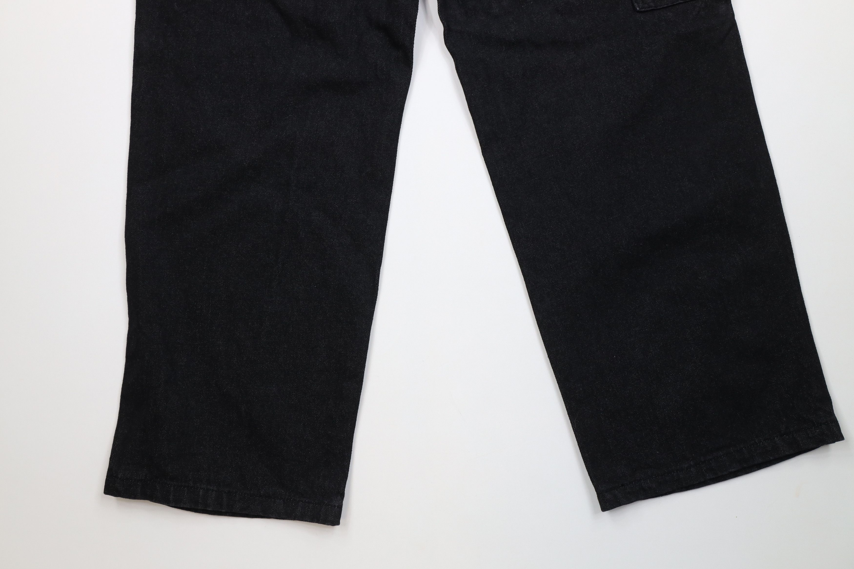 Vintage Vintage 90s Y2K Streetwear Wide Leg Basketball Denim Jeans Size US 36 / EU 52 - 13 Thumbnail