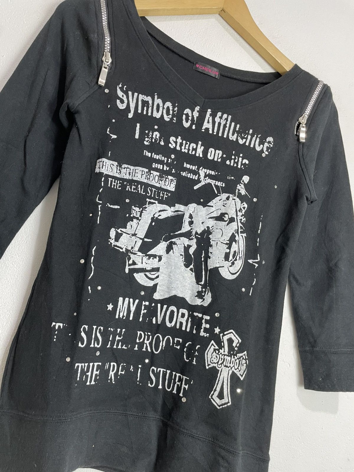 Hysteric Glamour Cheilu Punk Printed Goth poem Longsleeve tshirt Size M / US 6-8 / IT 42-44 - 2 Thumbnail