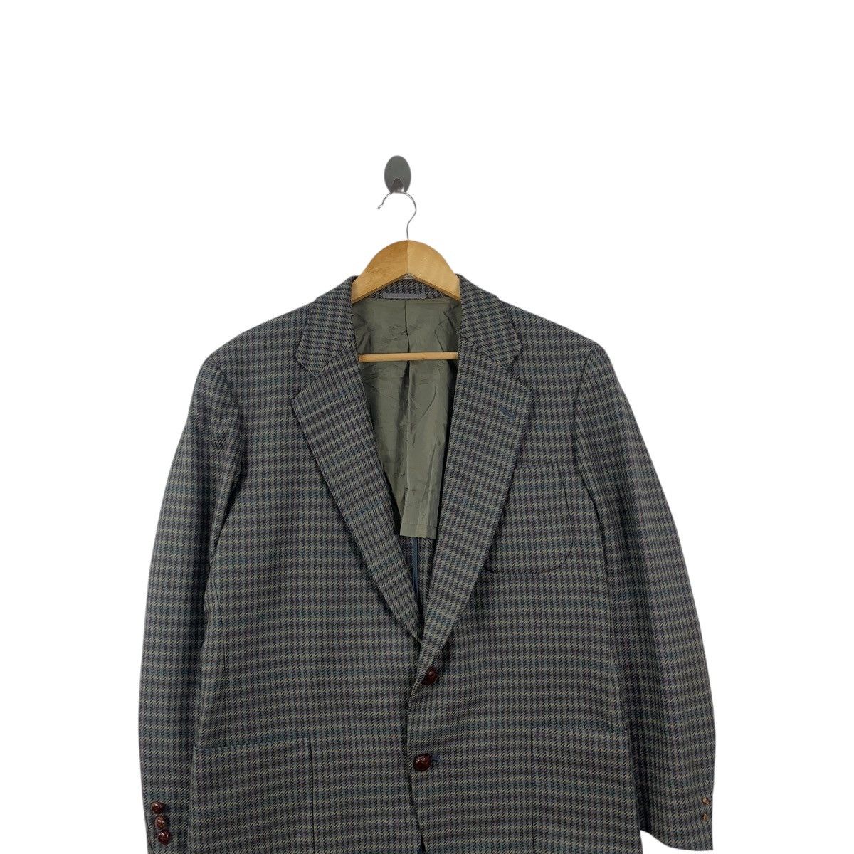 Burberry Vintage 90s BURBERRY LONDON Nova Checks Collection Blazer Size M / US 6-8 / IT 42-44 - 2 Thumbnail