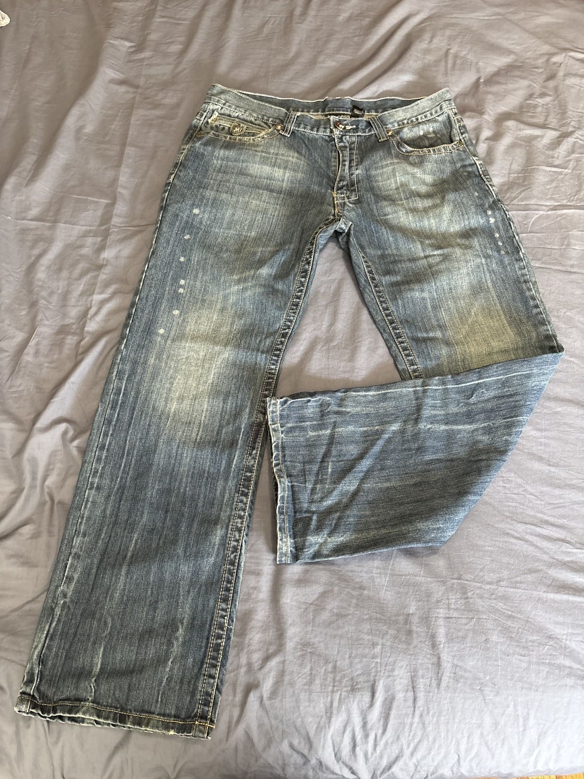 Vintage ⭕️ Vintage Early 2000’s Ak:cess Jeans ⭕️ Size US 38 / EU 54 - 3 Thumbnail