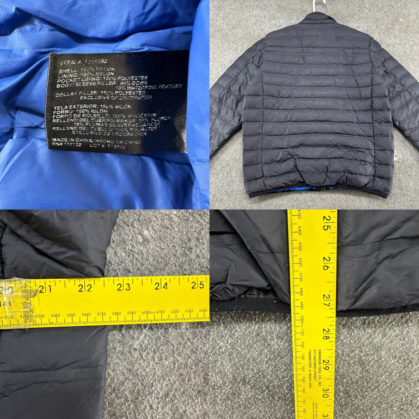 Vintage Gerry Jacket Mens M Black Puffer Down Lightweight Packable Zip Size US M / EU 48-50 / 2 - 8 Thumbnail
