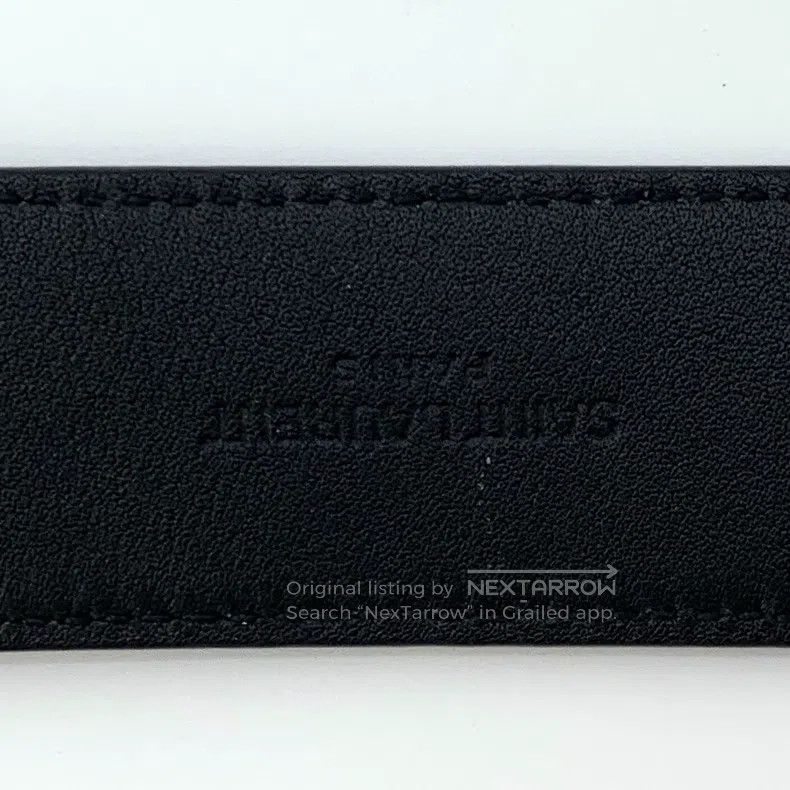 Saint Laurent Paris Saint Laurent Paris size 99.5 Black logo smooth buckle bel Size ONE SIZE - 7 Thumbnail