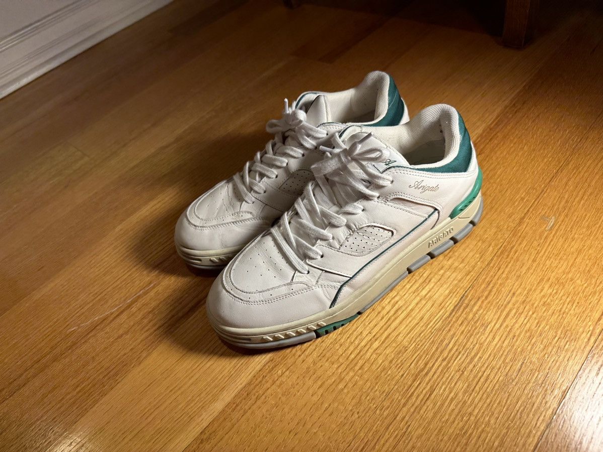 image of Axel Arigato Area Lo Shoes in Green, Men's (Size 10)