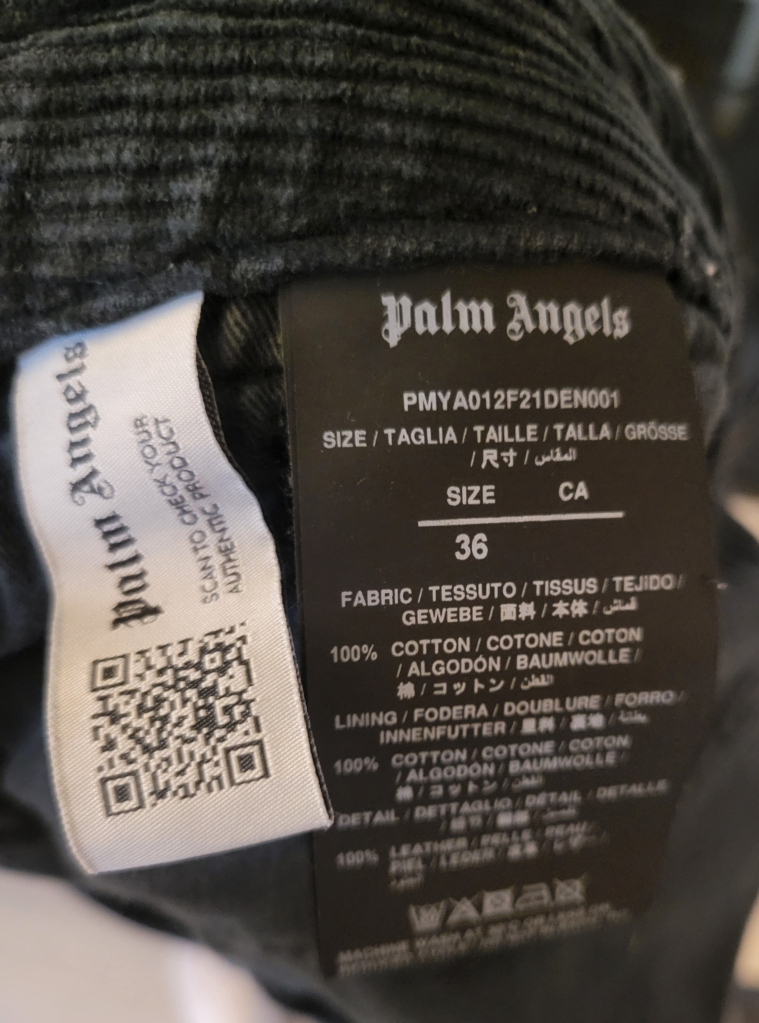 Palm Angels Palm Angels corduroy regular fit pants Size US 36 / EU 52 - 5 Thumbnail