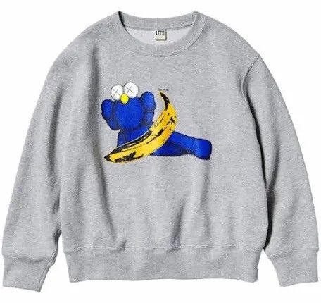 Andy Warhol × Kaws × Uniqlo Uniqlo x KAWS x Warhol Crewneck Sweatshirt 2024 Sealed DS Size US XL / EU 56 / 4 - 1 Thumbnail