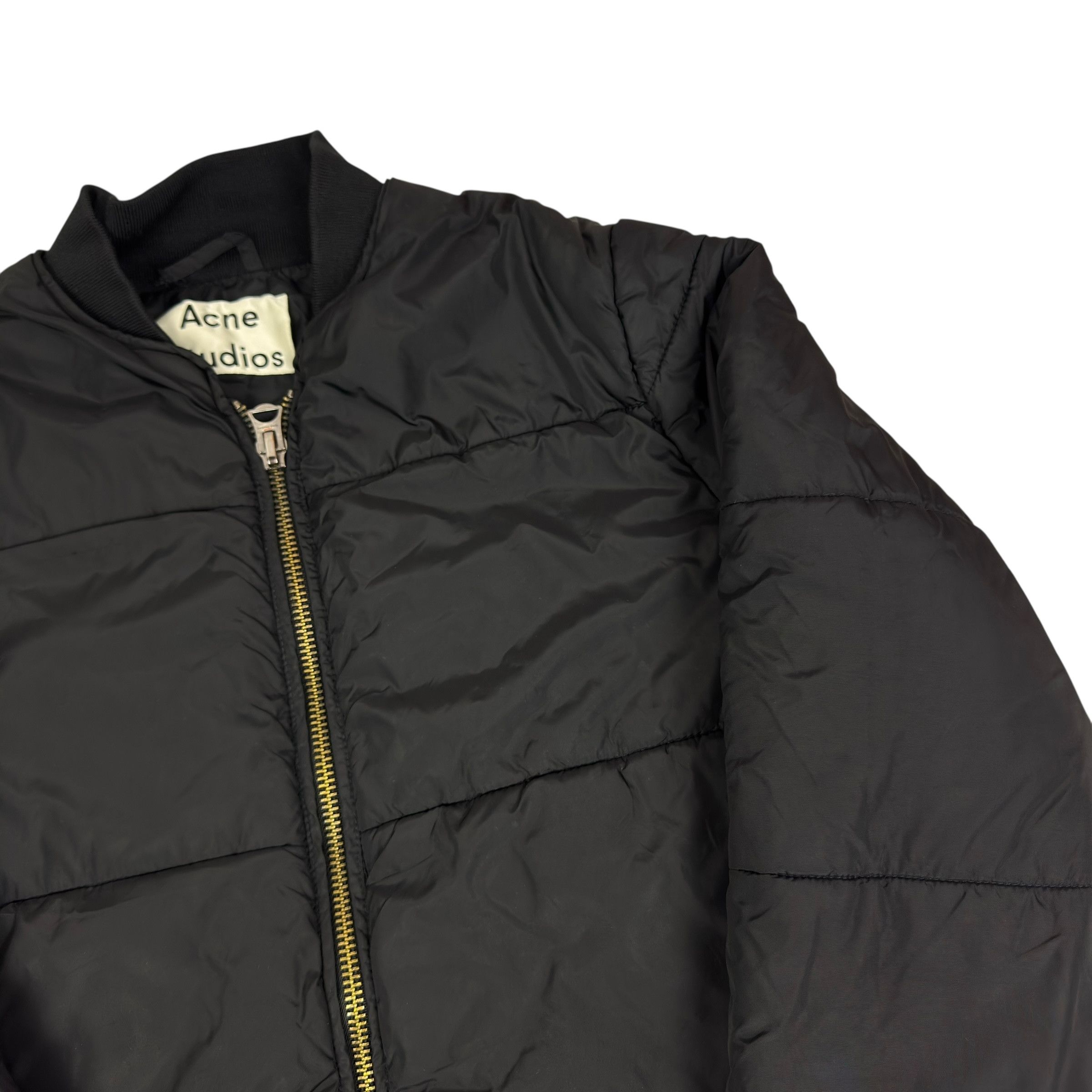 Acne Studios Acne Studios Sophia Men's Black Full Zip Bomber Jacket 38 Size US S / EU 44-46 / 1 - 4 Thumbnail