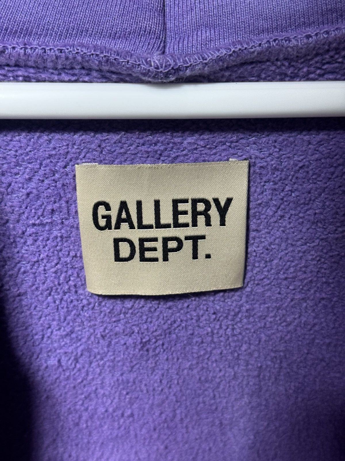 Gallery Dept. Gallery Dept French Zip Up Hoodie - Purple Size US XL / EU 56 / 4 - 4 Thumbnail