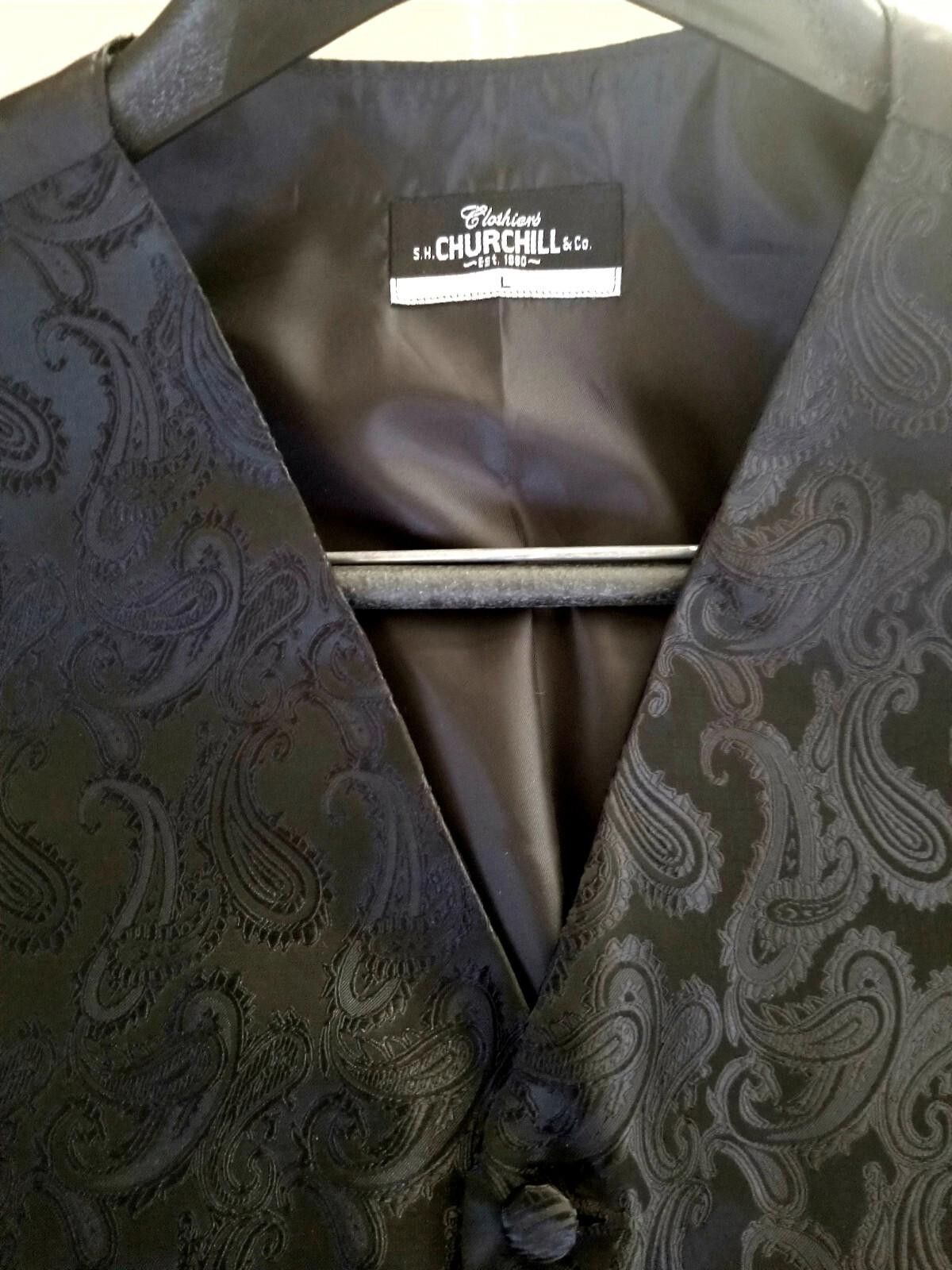 Other S.H. Churchill & Co. Tuxedo Pants 33x26 Jacket Sz 42 Vest L Size 38R - 5 Thumbnail