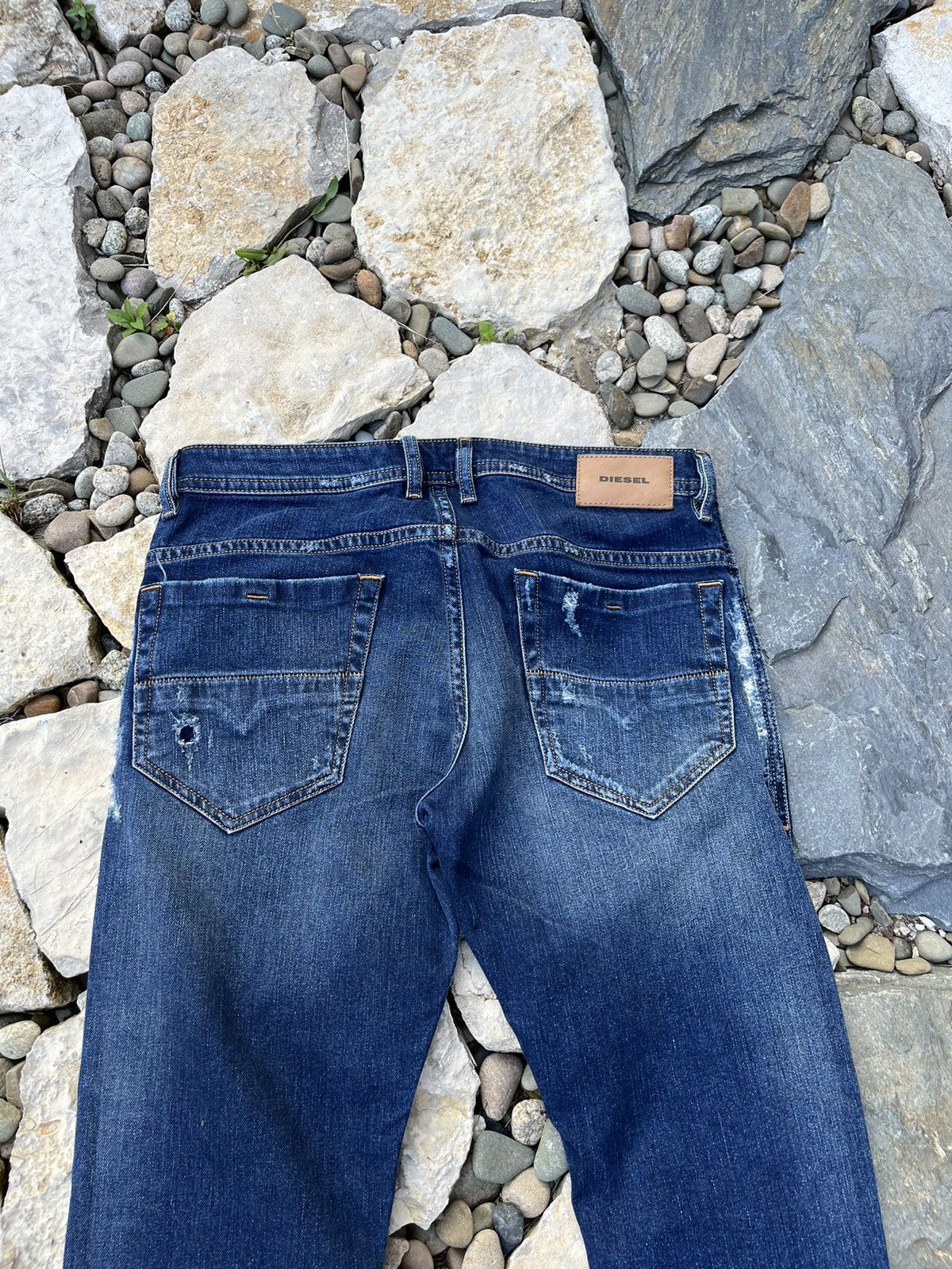 Diesel Diesel thommer distressed ripped jeans slim skinny pants Size US 32 / EU 48 - 15 Thumbnail