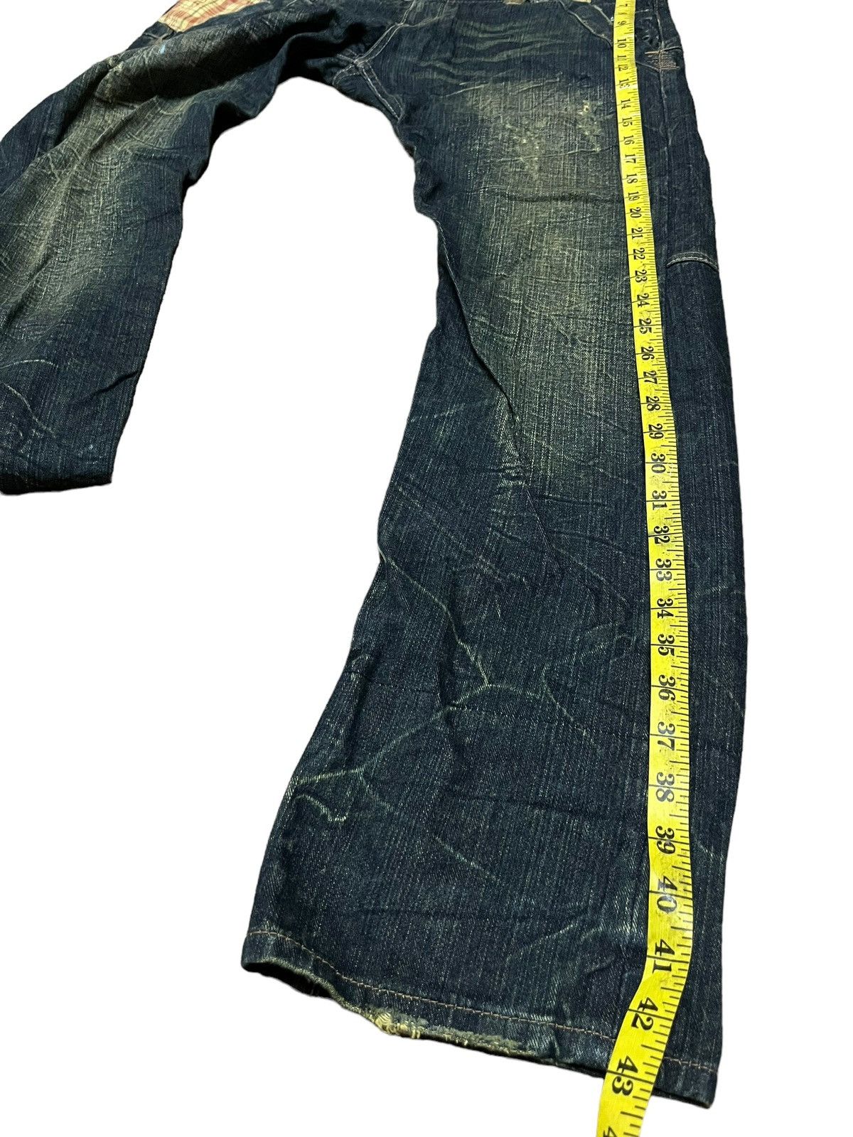 Japanese Brand DOMINATE HAND CRAFT DOUBLE WAIST STYLE JEANS Size US 34 / EU 50 - 20 Thumbnail