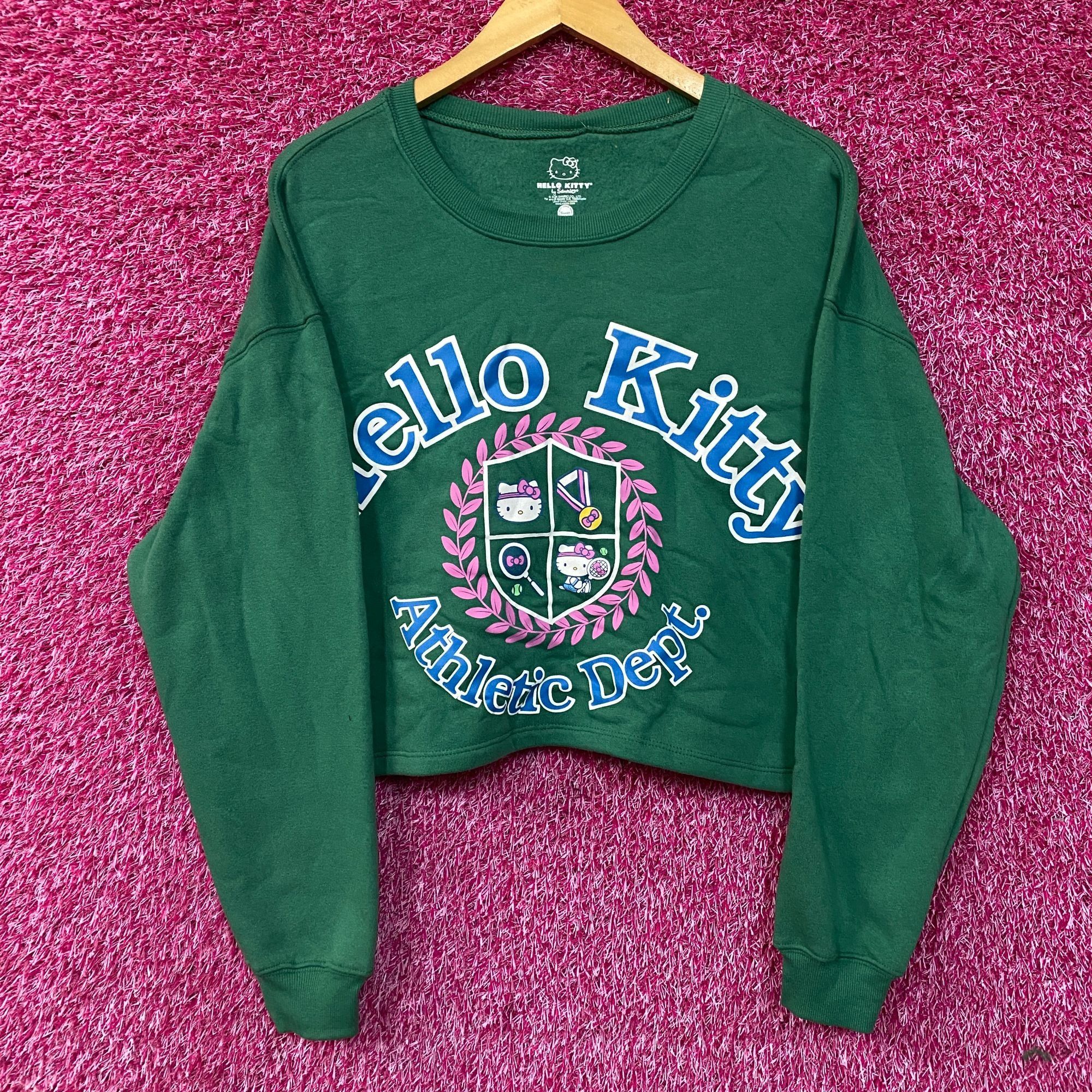 Other Hello Kitty Athletic Dept Crop Top Sweater size XL Size XL / US 12-14 / IT 48-50 - 1 Thumbnail