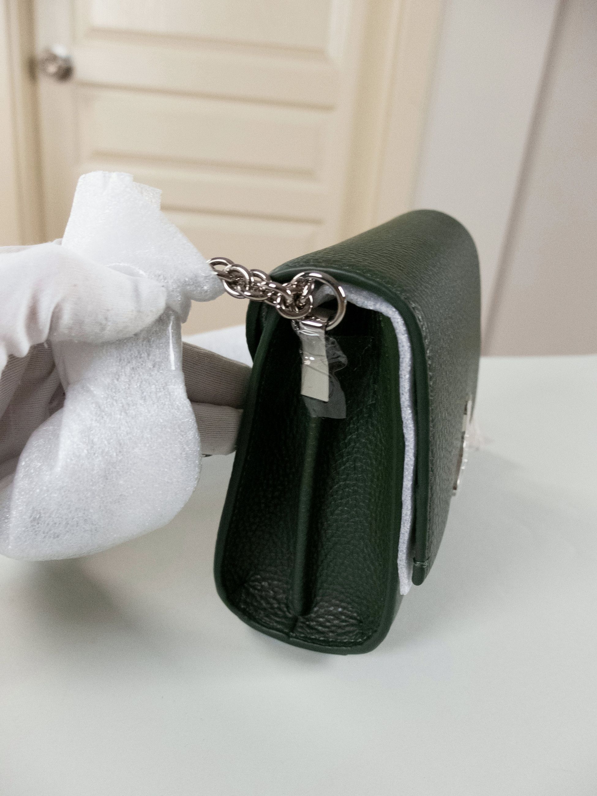 Vivienne Westwood VIVIENNE WESTWOOD Lucy small green leather crossbody bag Size ONE SIZE - 6 Thumbnail