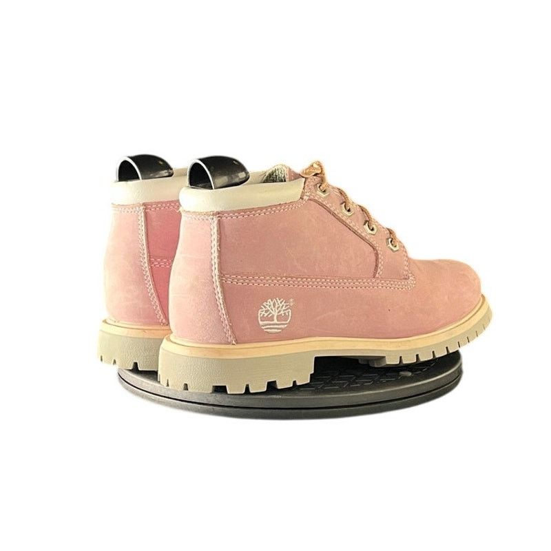 Timberland Timberland Womens 6.5M Pink Waterproof Leather Premium Boots Size US 6.5 / IT 36.5 - 4 Thumbnail
