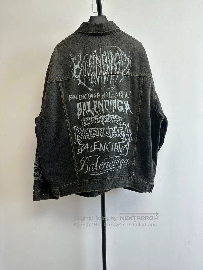 Balenciaga Balenciaga Patterned Single Button Long Sleeve Jacket Size US XS / EU 42 / 0 - 2 Thumbnail