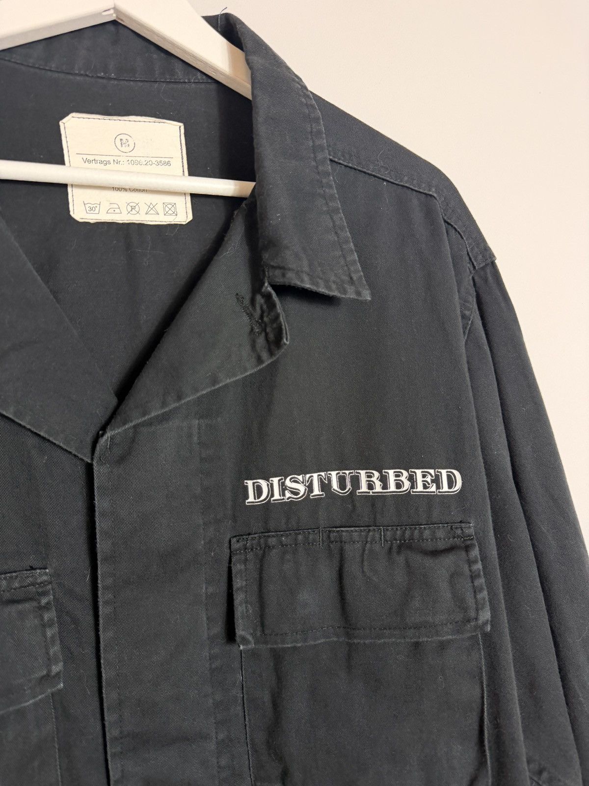 Vintage Disturbed M65 Jacket Army Military Heavy Metal Band Jacket Size US M / EU 48-50 / 2 - 4 Thumbnail