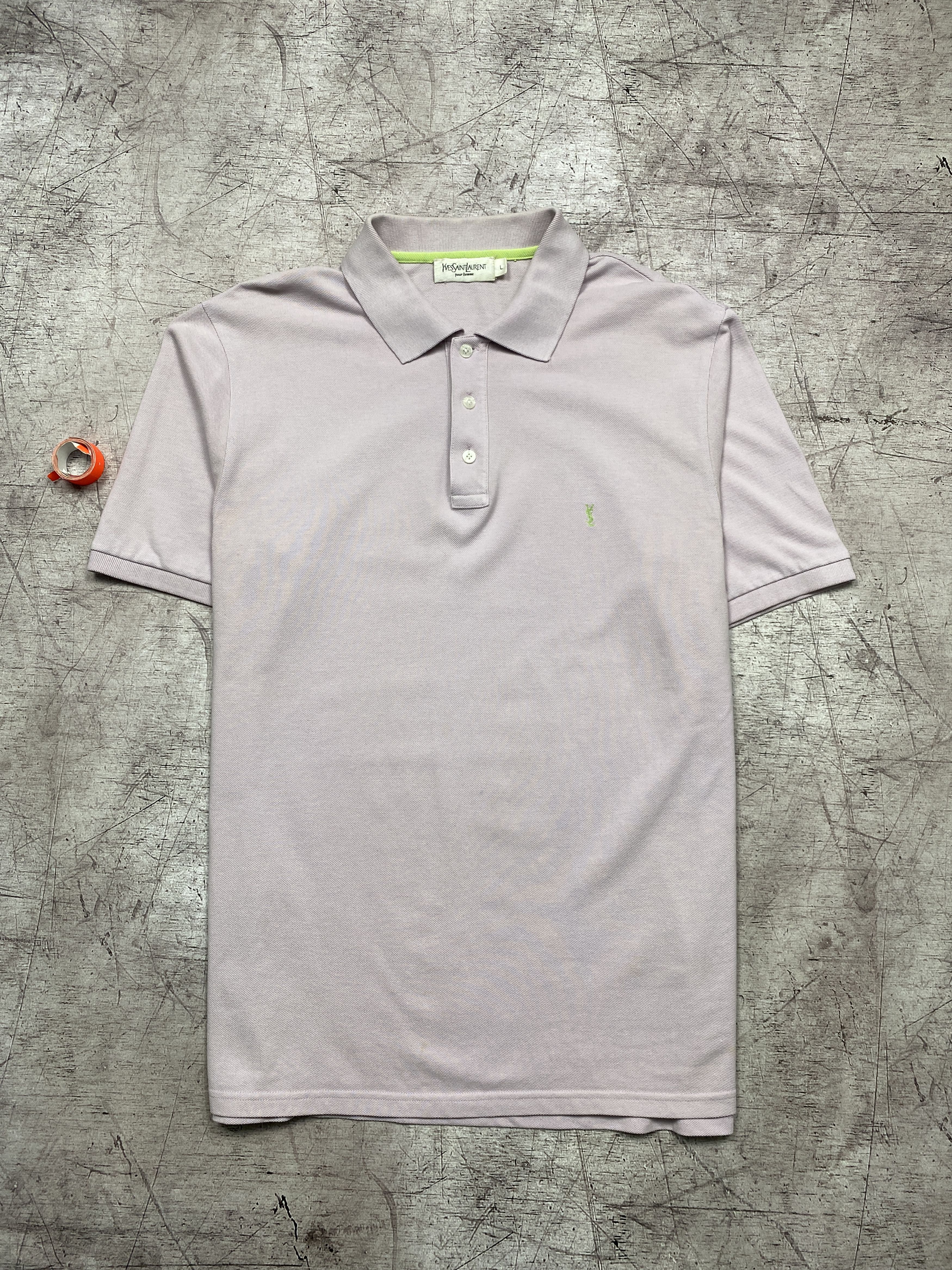 Yves Saint Laurent Yves Saint Laurent YSL Vintage Mens Polo Shirt Size US L / EU 52-54 / 3 - 1 Thumbnail