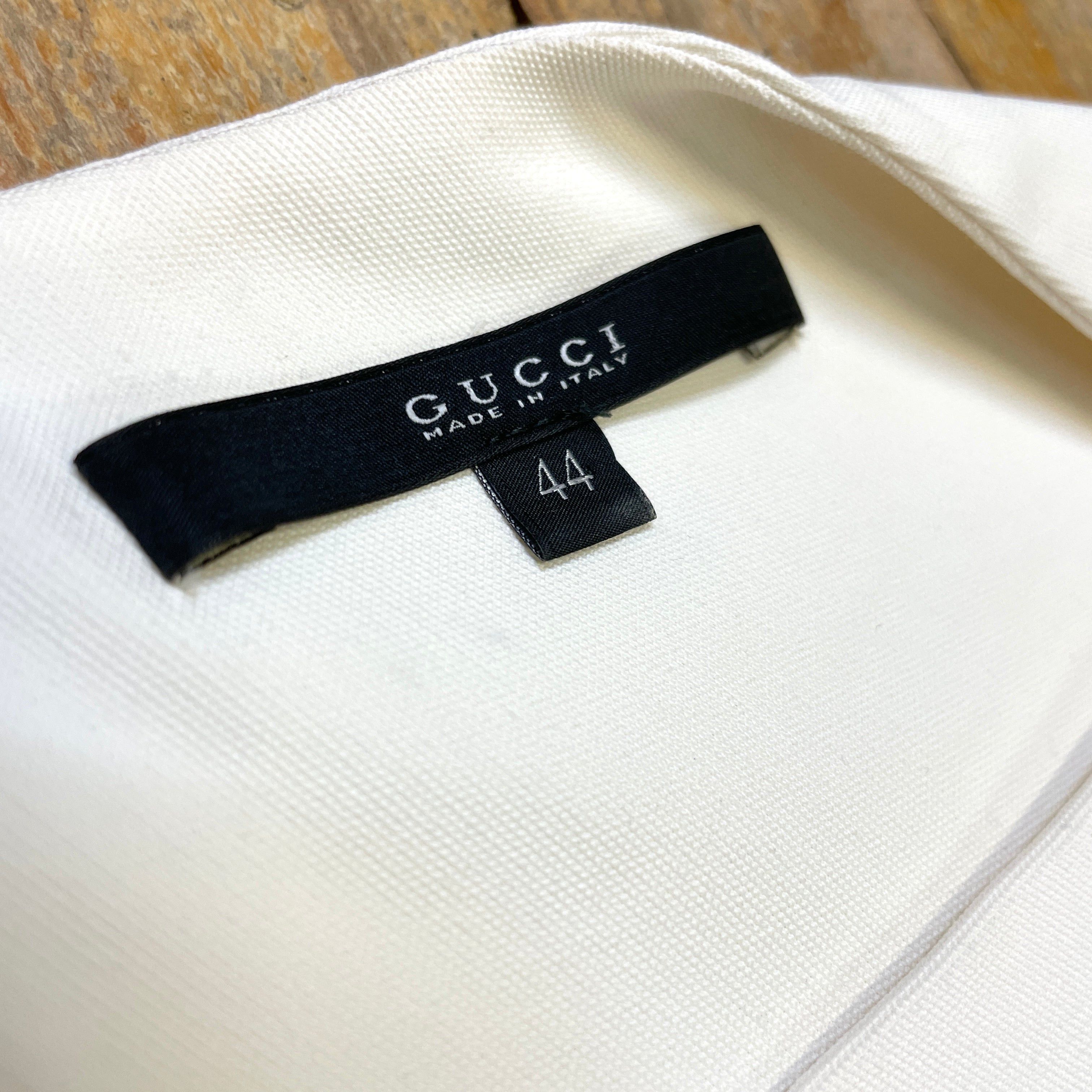 Gucci Gucci Vintage Designer Boat Neck Structured Top Made In Italy Size M / US 6-8 / IT 42-44 - 6 Thumbnail