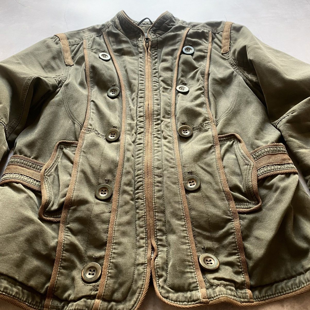 Hysteric Glamour × Undercover 00s Napoleon Military Jacket Japan PPFM If Six Was Nine Vibe Size M / US 6-8 / IT 42-44 - 6 Thumbnail