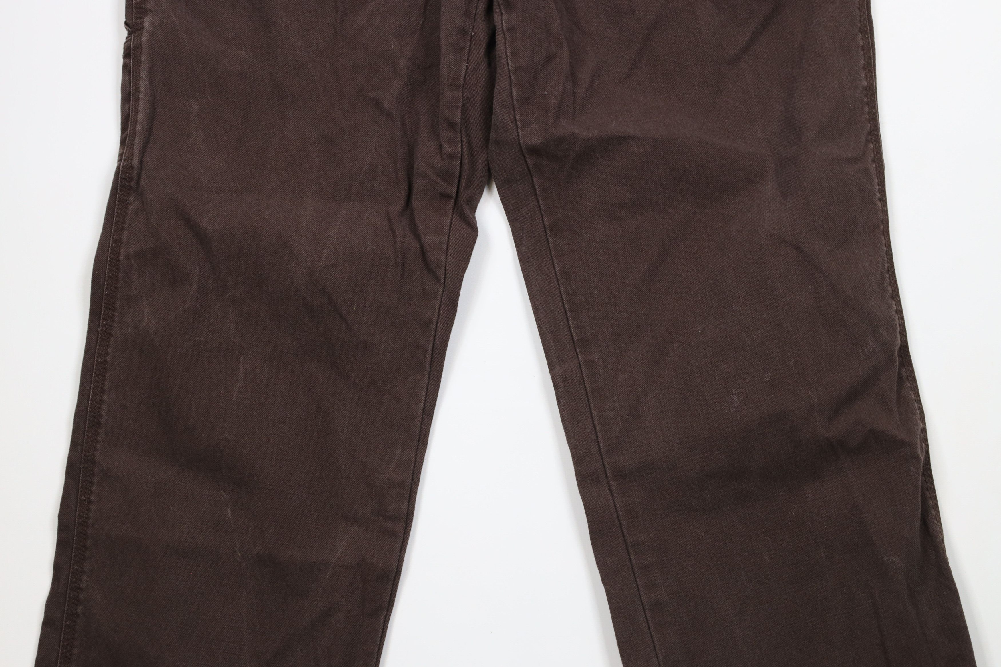Vintage Vintage Y2K Streetwear Wide Leg Canvas Dungaree Pants Brown Size US 42 / EU 58 - 3 Thumbnail