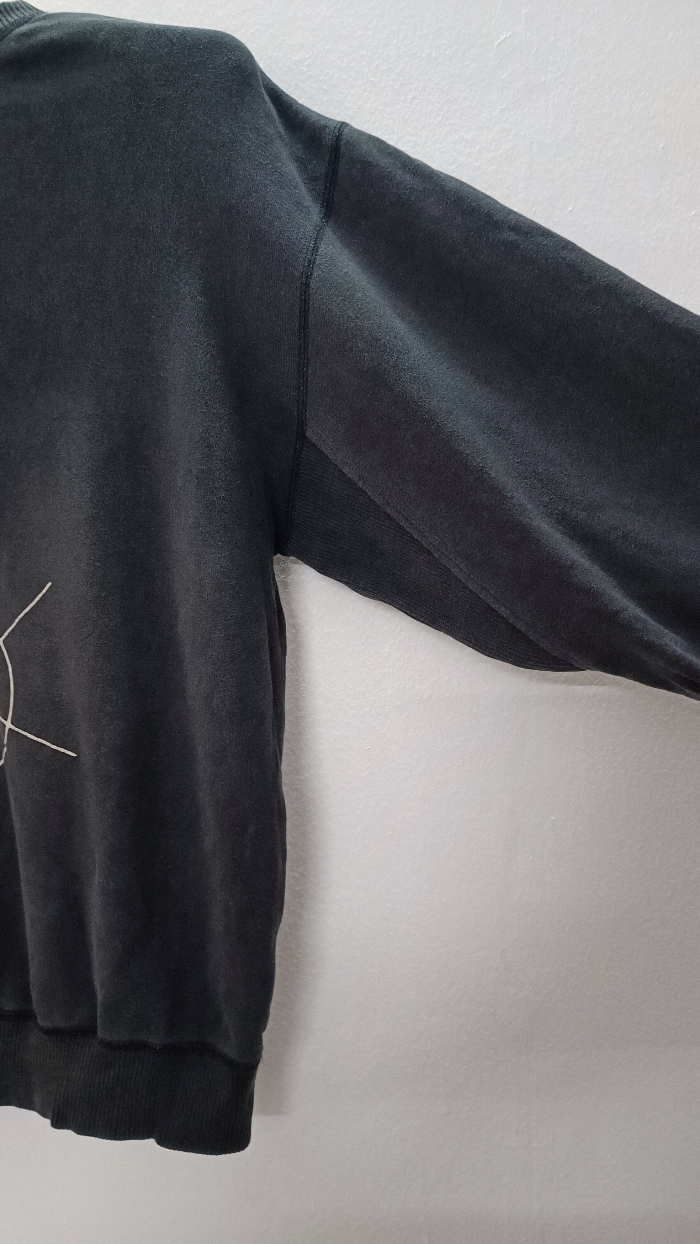 Japanese Brand × Vintage Vintage Look Black Sweatshirts Size M / US 6-8 / IT 42-44 - 7 Thumbnail