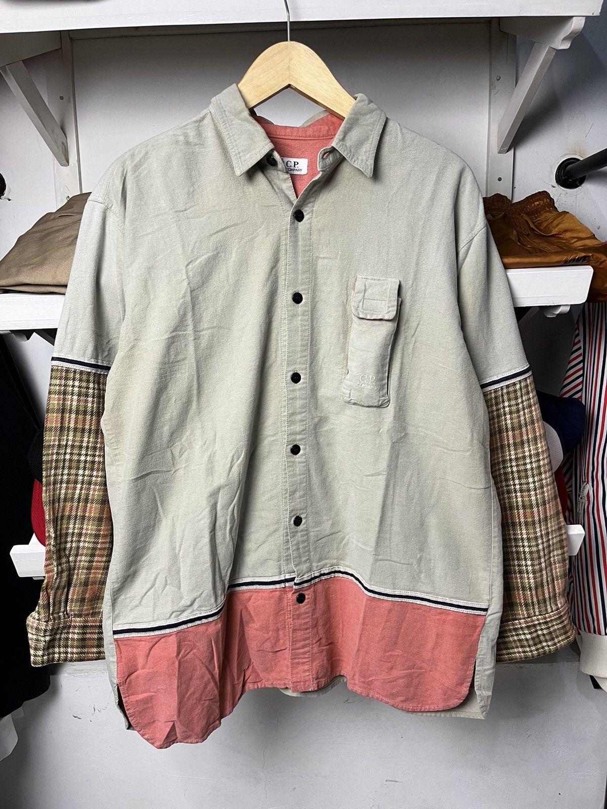 C.P. Company × Vintage Vintage C.P. COMPANY Rare Shirt Size US M / EU 48-50 / 2 - 1 Thumbnail