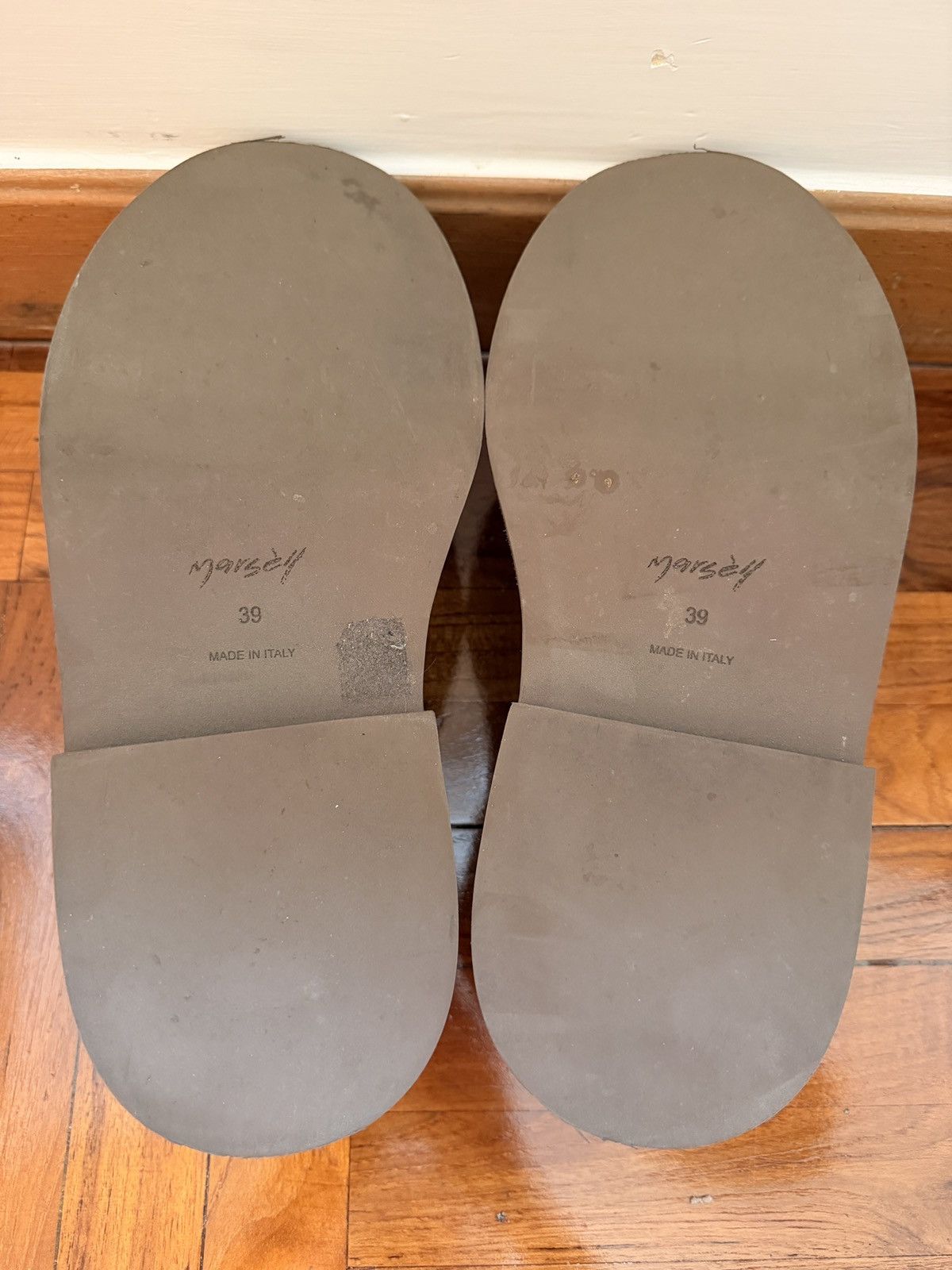Marsèll Zuccolona Derby Dark Brown Leather Crepe Sole – 39