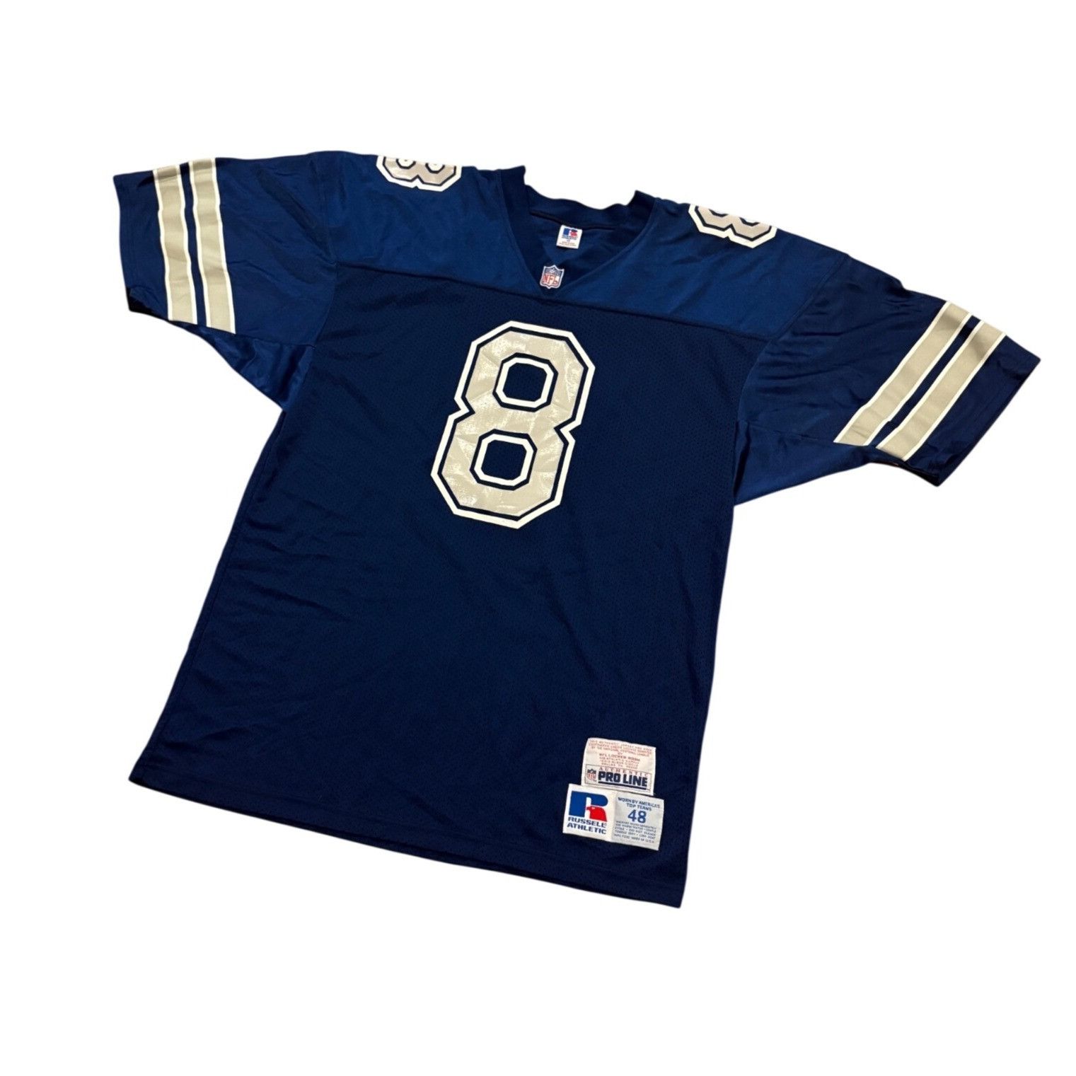 Russell Athletic 1992 Russell Athletic Dallas Cowboys Troy Aikman #8 Authenti Size US XL / EU 56 / 4 - 4 Thumbnail
