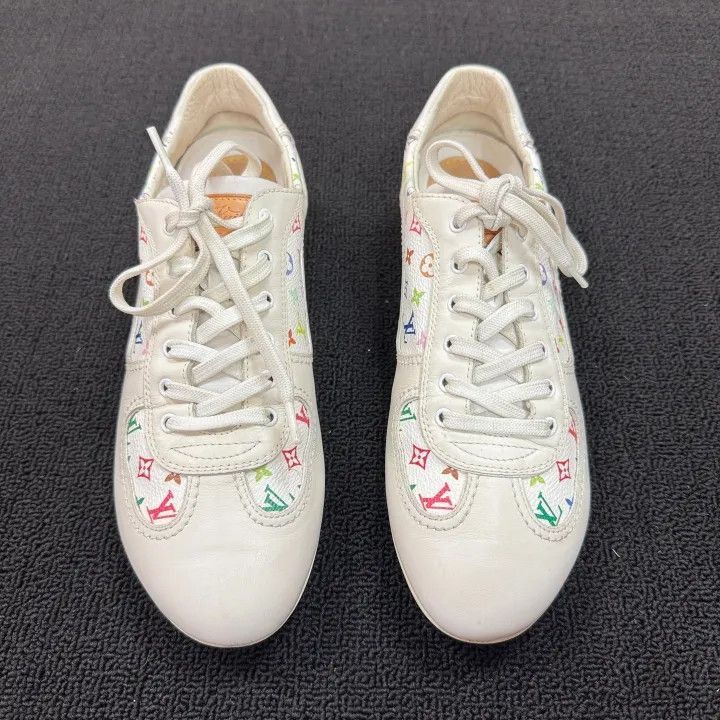 Louis Vuitton Louis Vuitton Classic Logo Casual Low-Top Sneakers -2508 Size US 7 / IT 37 - 2 Thumbnail