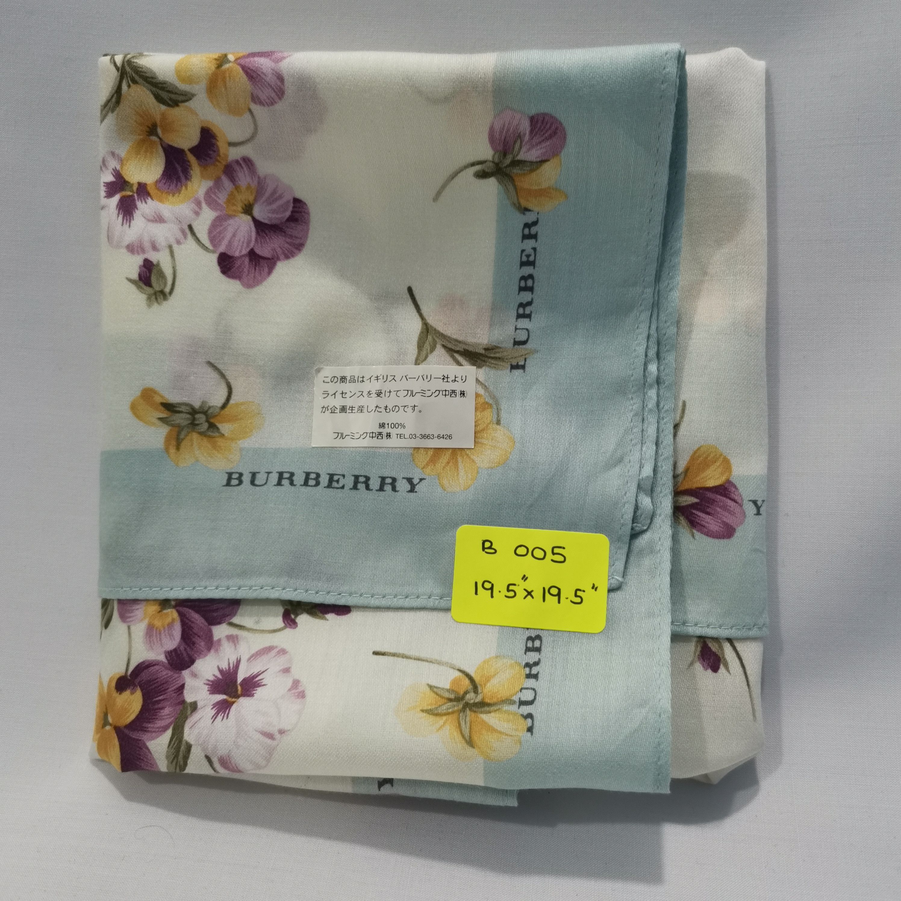 Burberry BURBERRY HANDKERCHIEF/ BANDANA/ SCARF Size ONE SIZE - 5 Thumbnail
