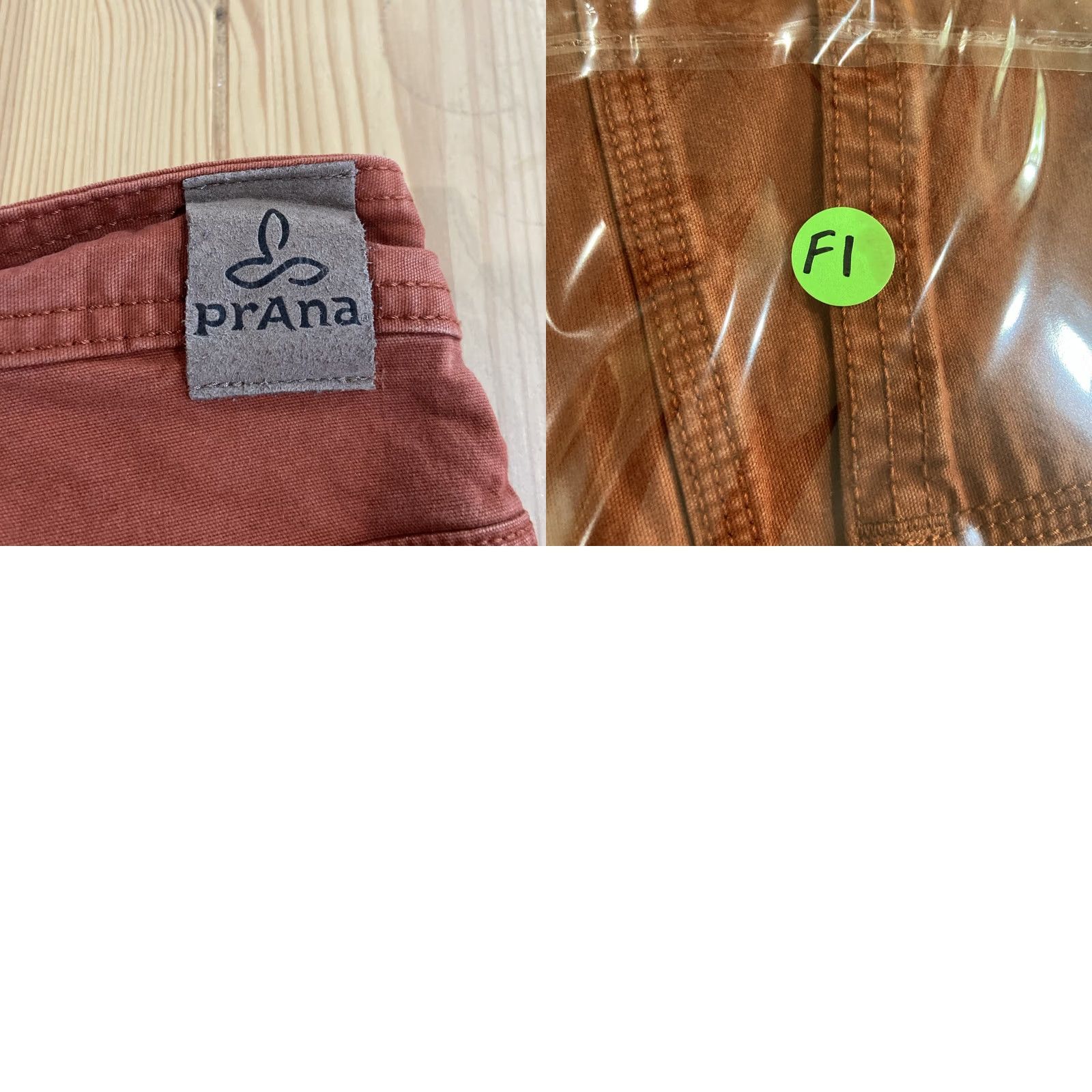 Prana prAna Jeans Canvas Bronson Carpenter Work Pants Mens 34x32 Cotton Blend 5-Pocket Stretch Regular Red 32 Inseam Size US 34 / EU 50 - 8 Thumbnail
