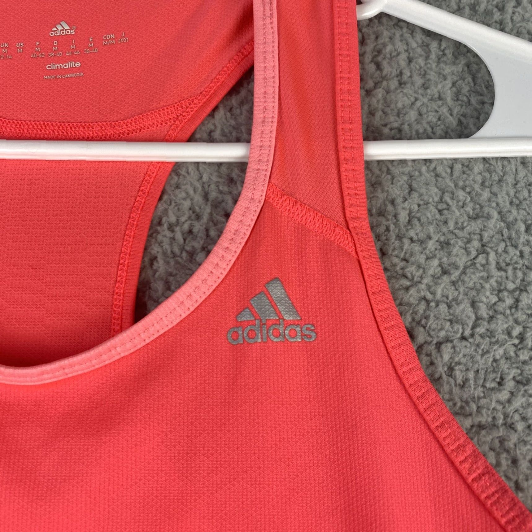 Adidas adidas Clima Sleeveless Tee Tank Top Pink Women’s Sz M 3 Stripe Logo / 38-8 Size M / US 6-8 / IT 42-44 - 3 Thumbnail