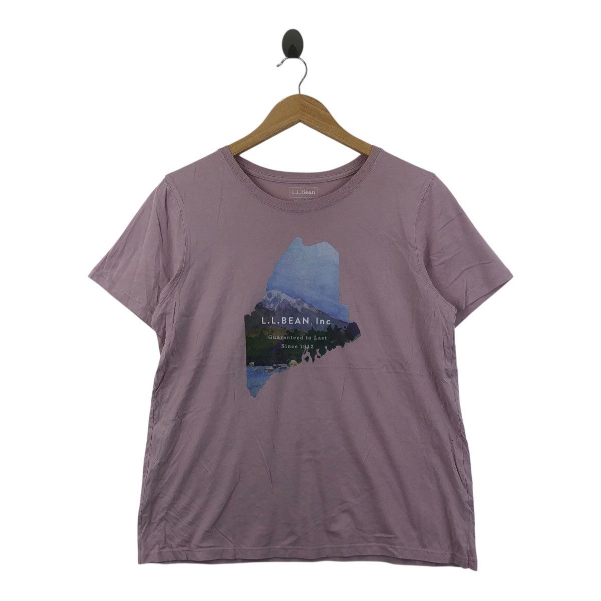 LL BEAN Mountain Graphic Design Shirt